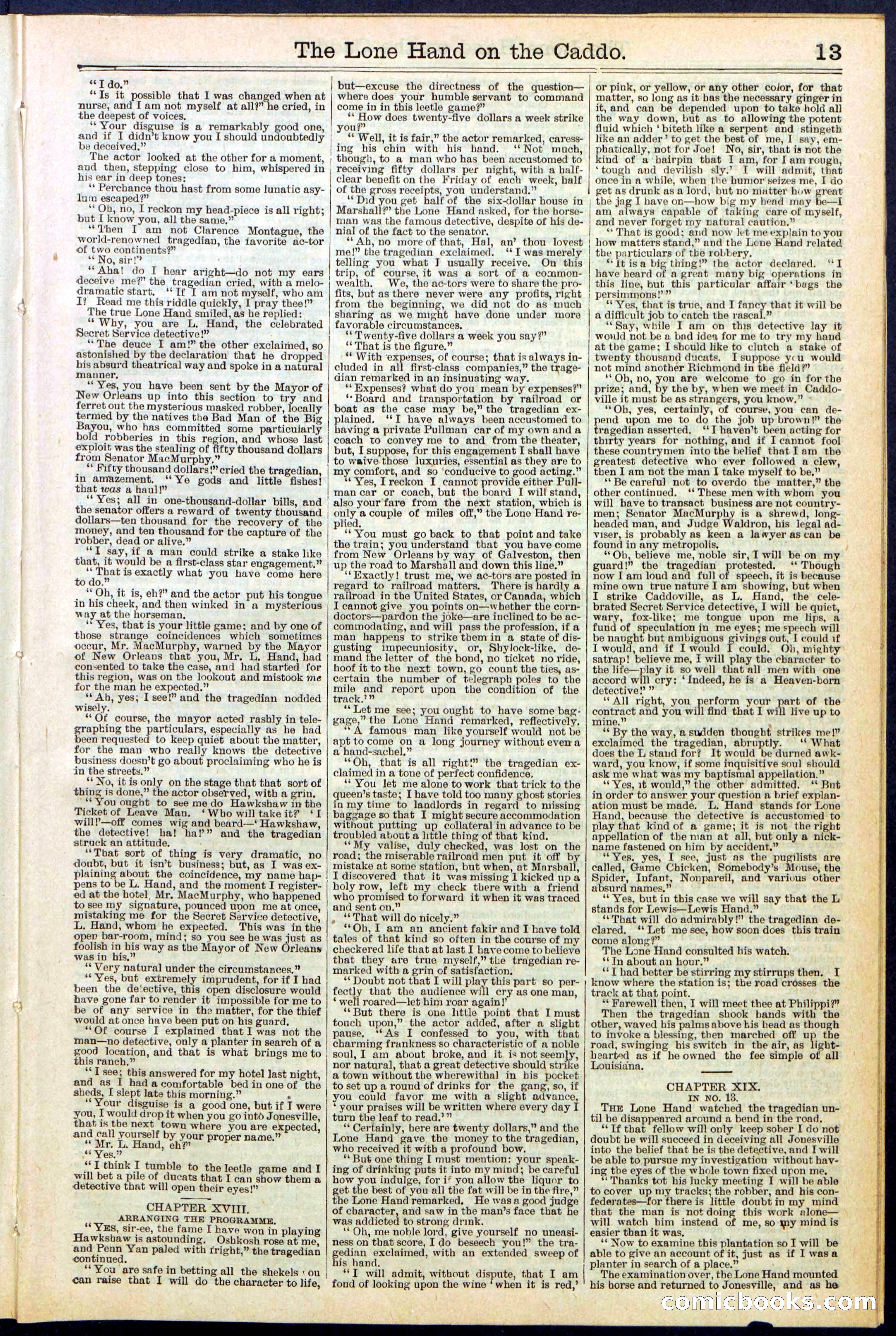 Beadle's New York Dime Library No. 520 — page 13 of 32