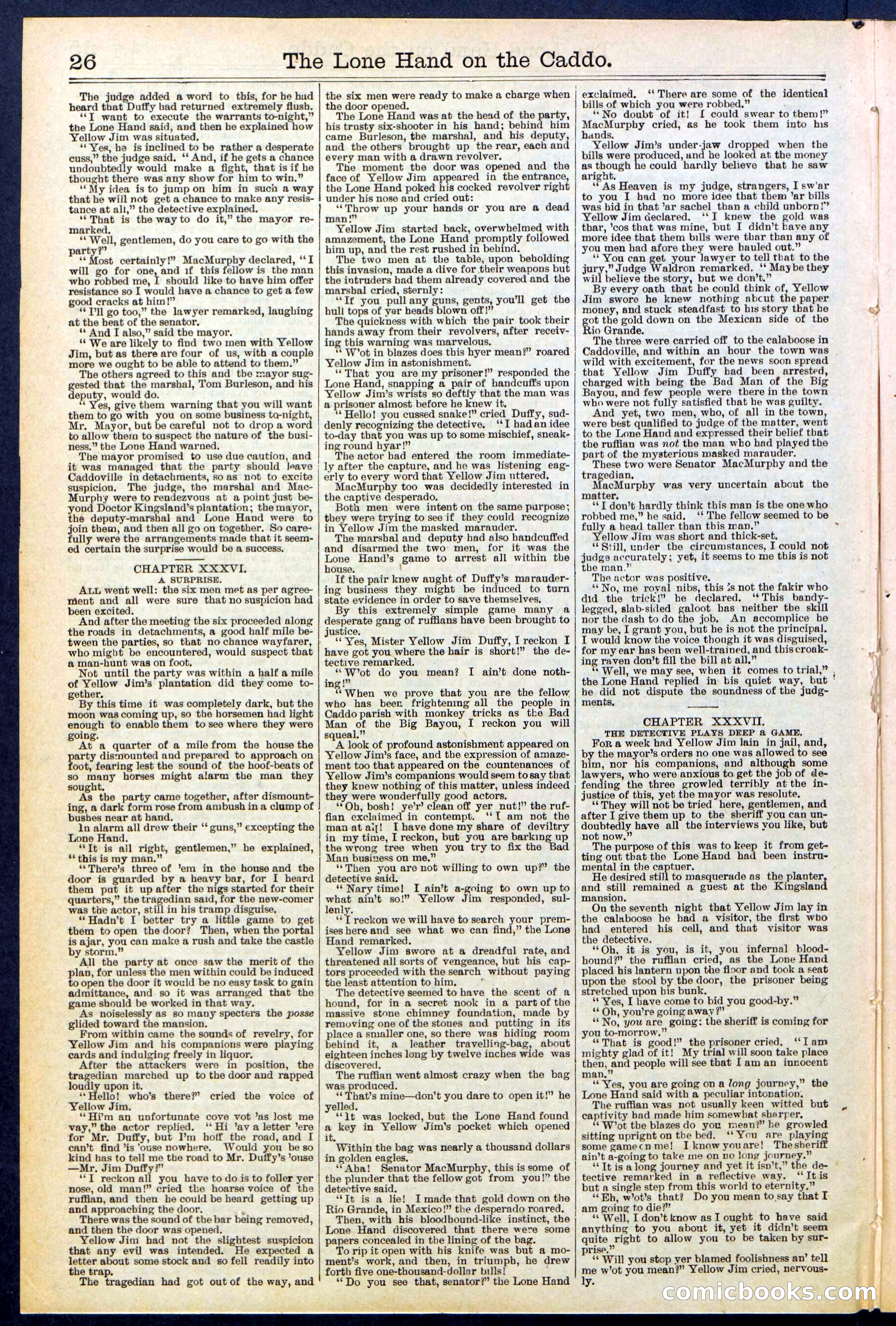 Beadle's New York Dime Library No. 520 — page 26 of 32