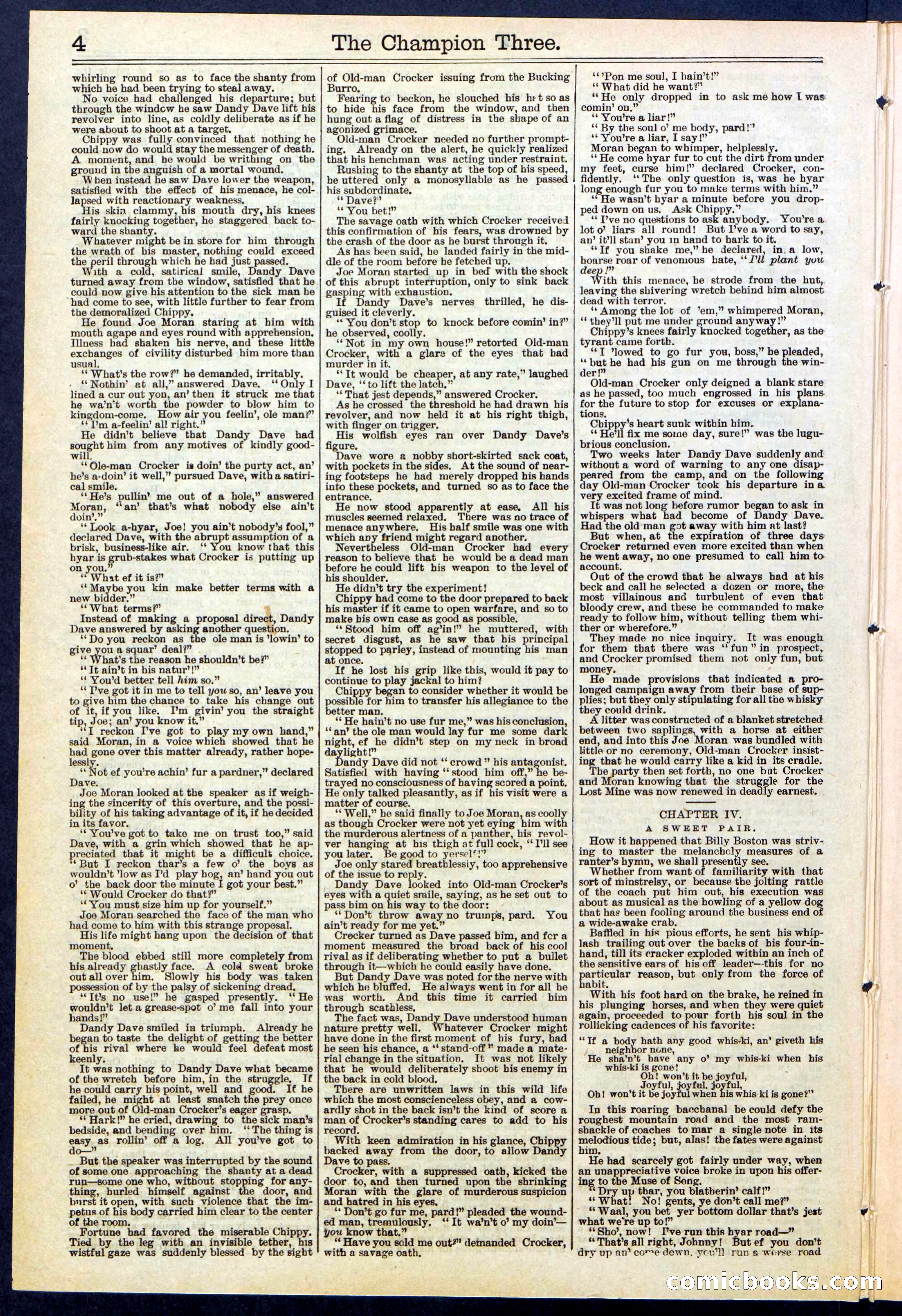 Beadle's Dime Library No. 522 — page 4 of 32
