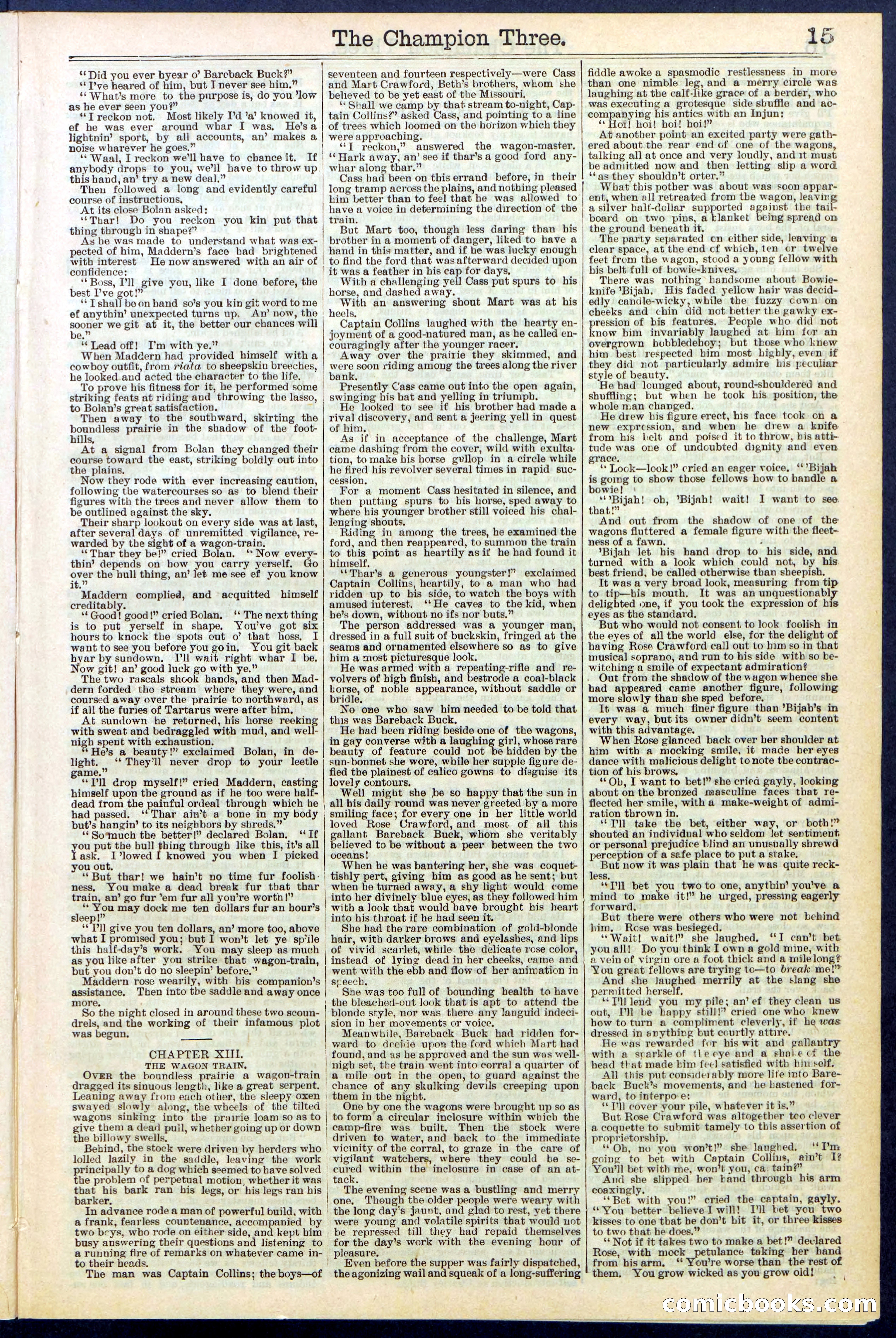 Beadle's Dime Library No. 522 — page 15 of 32