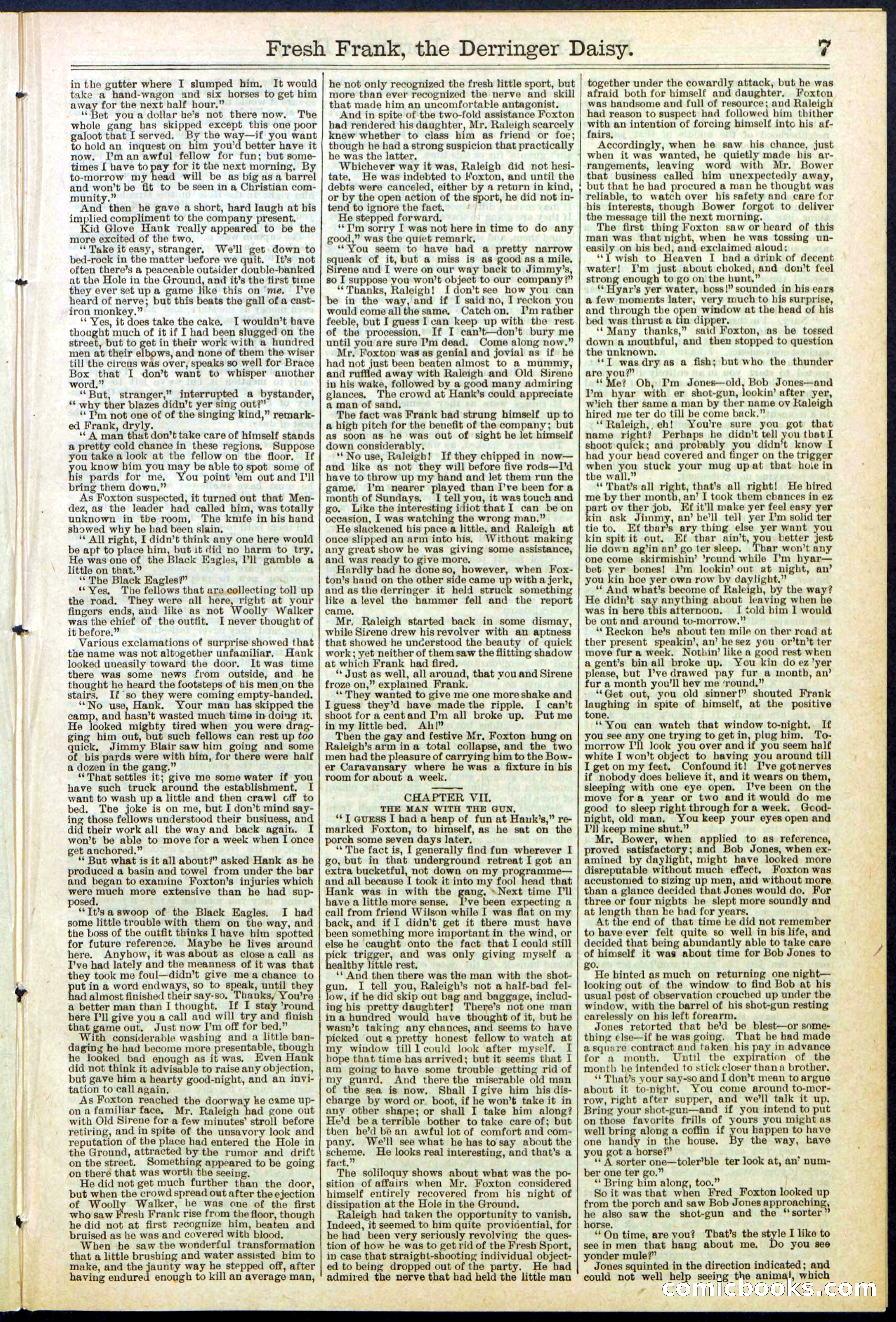 Beadle's New York Dime Library No. 525 — page 7 of 32
