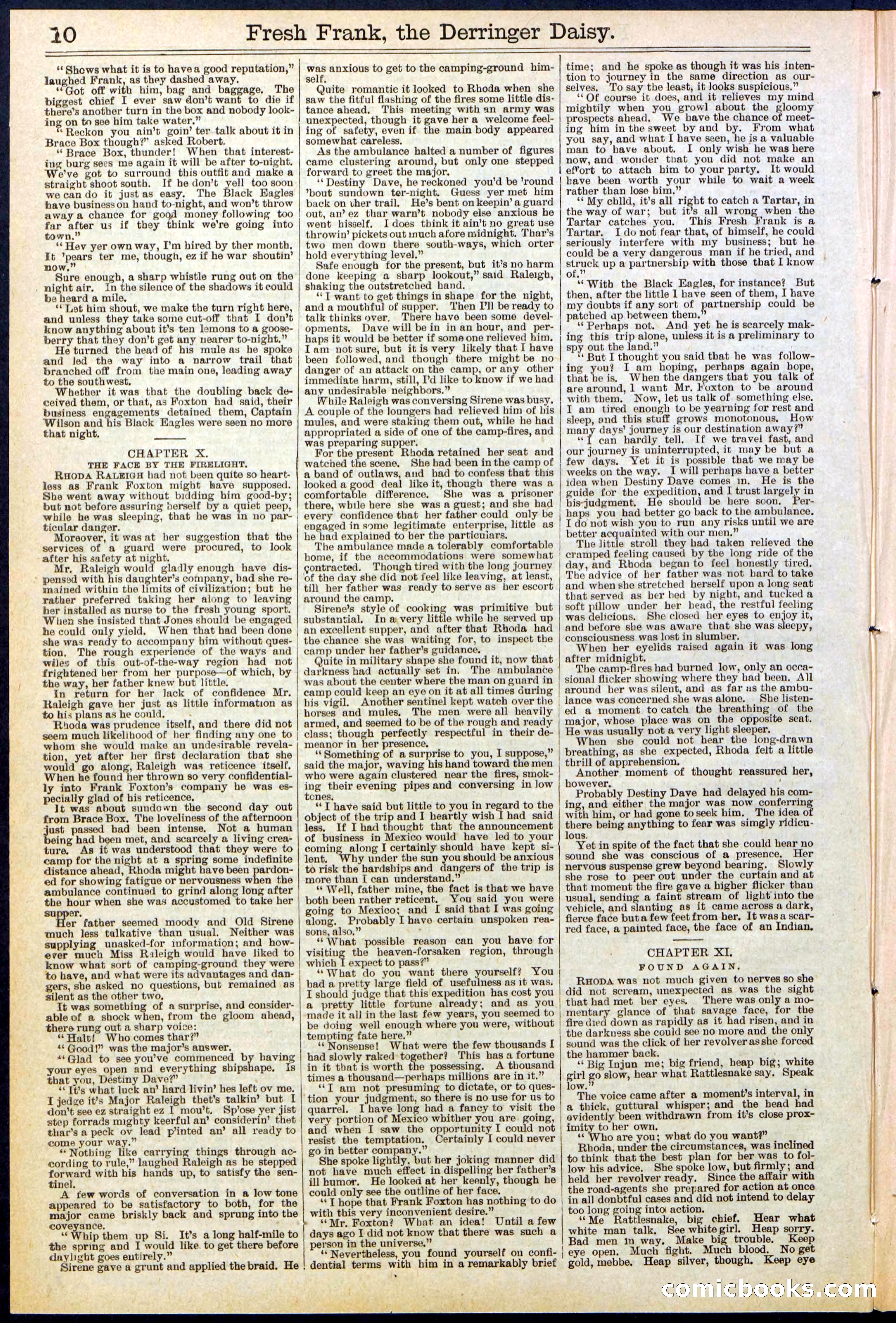 Beadle's New York Dime Library No. 525 — page 10 of 32