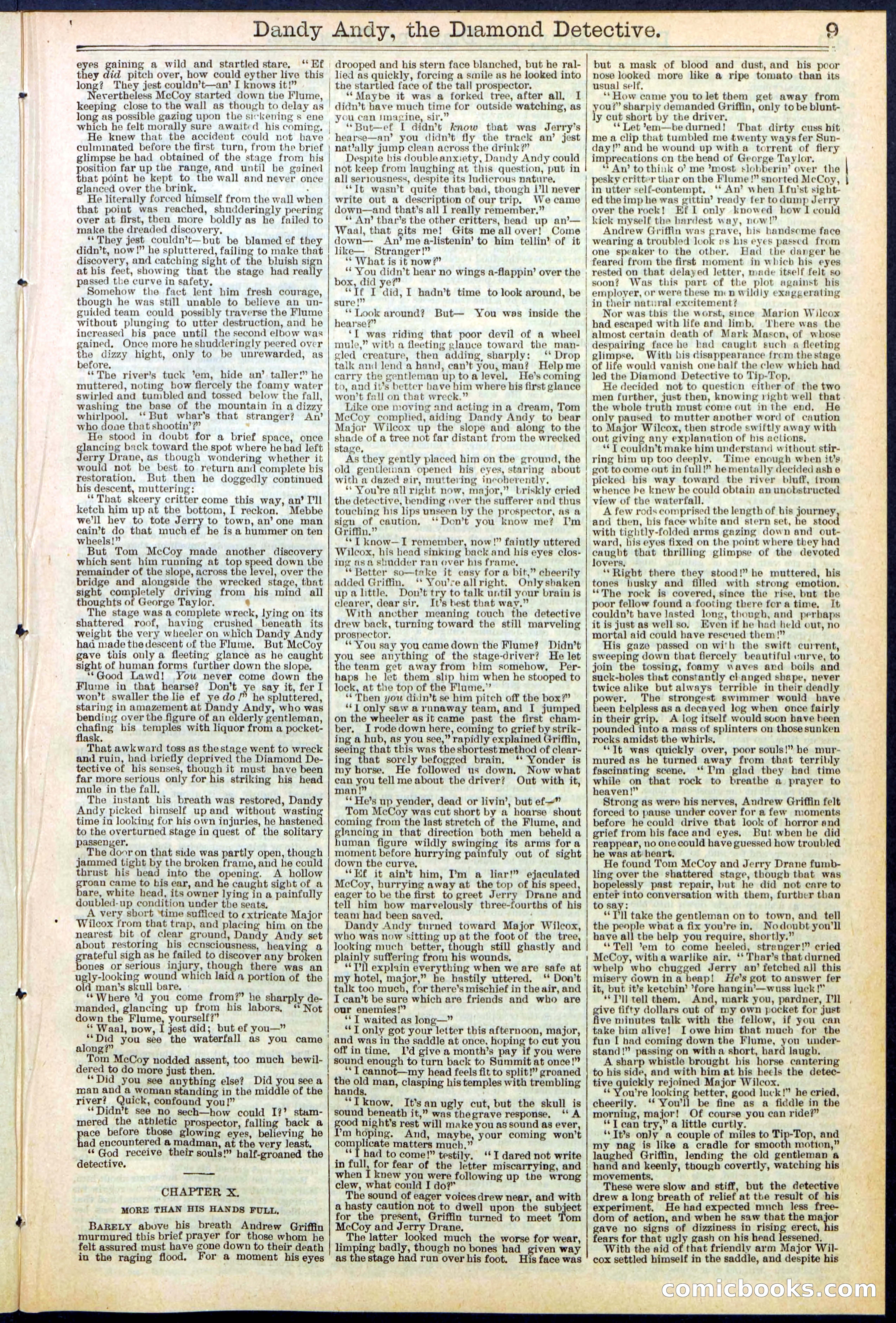 Beadle's Dime Library No. 527 — page 9 of 32