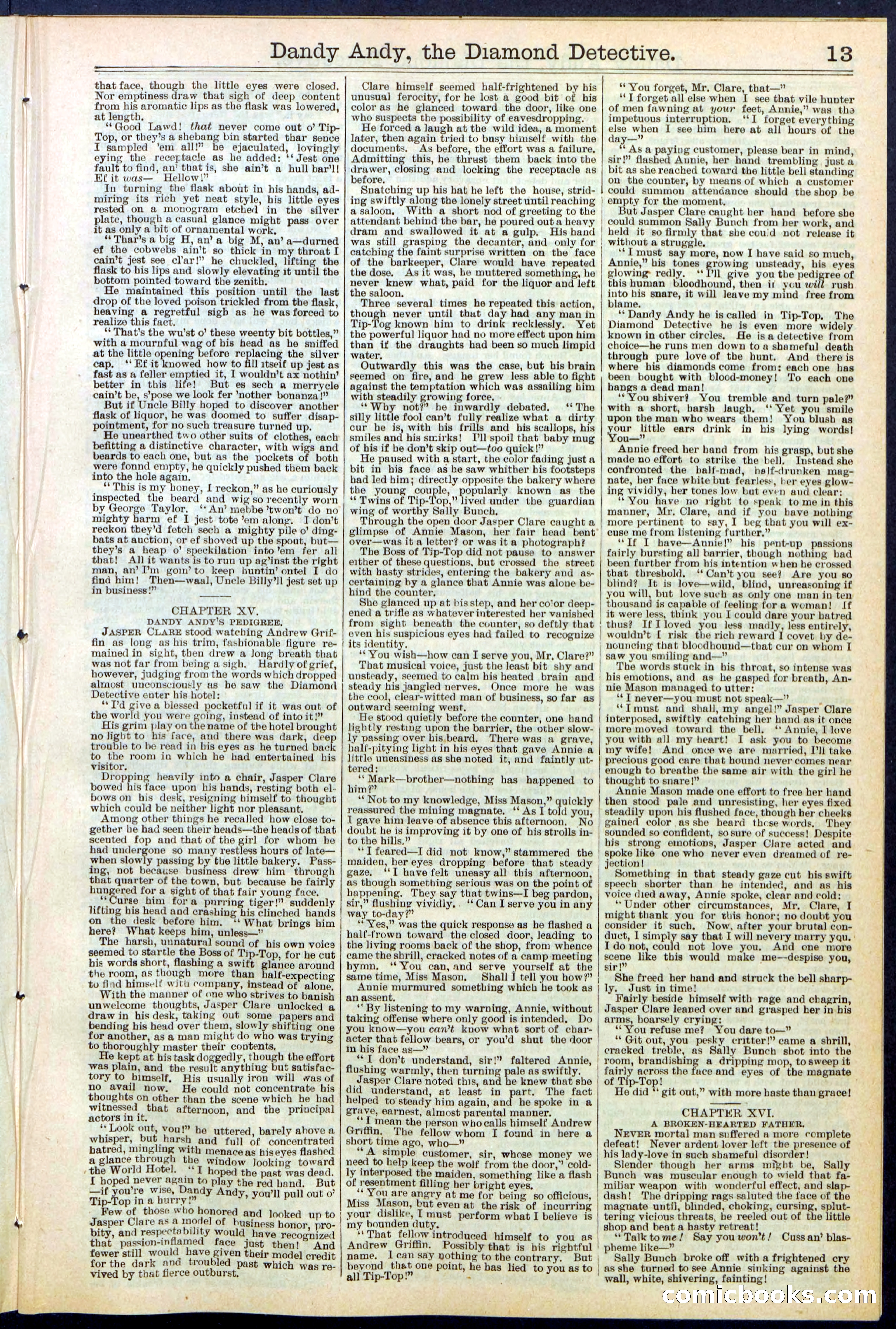 Beadle's Dime Library No. 527 — page 13 of 32