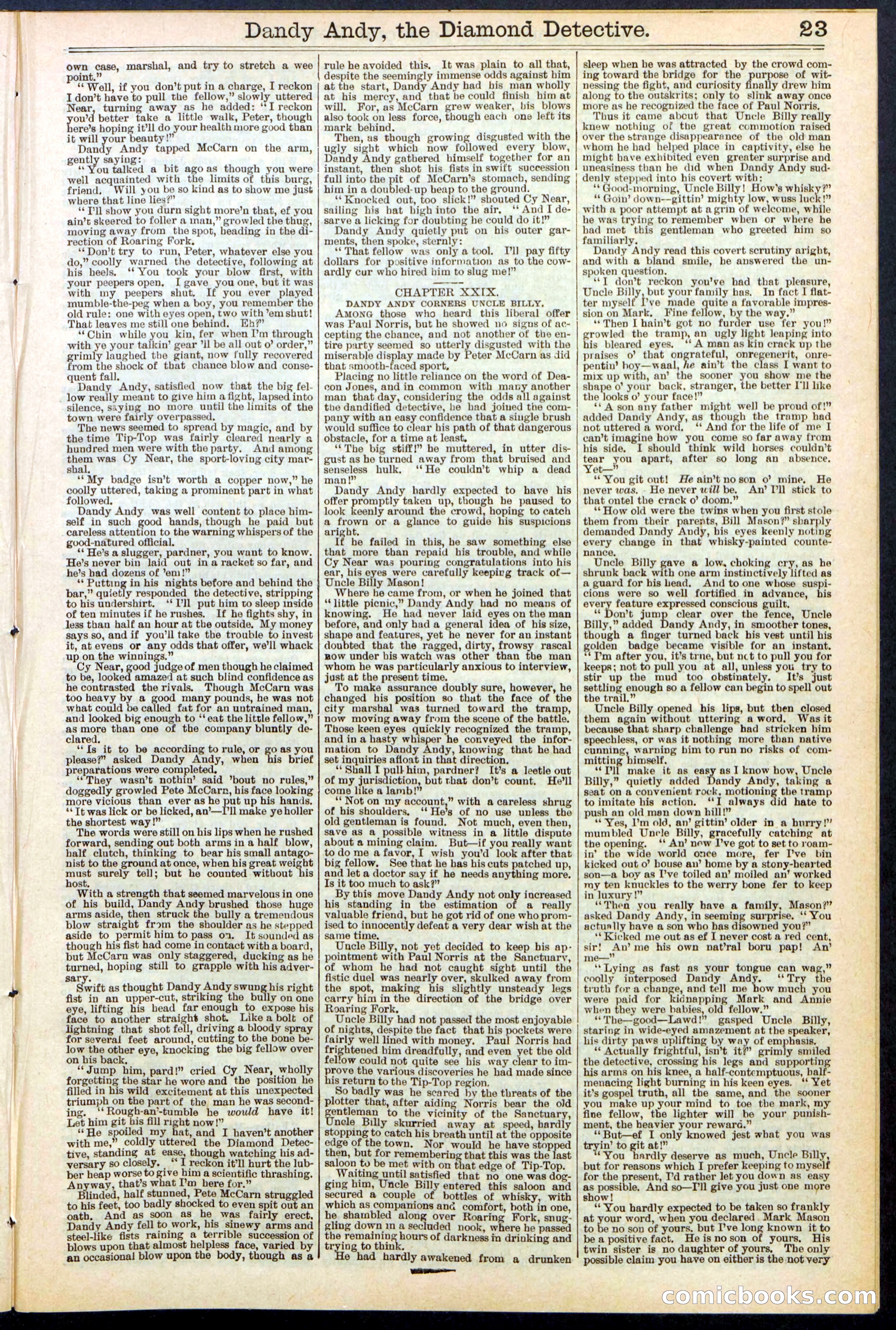 Beadle's Dime Library No. 527 — page 23 of 32