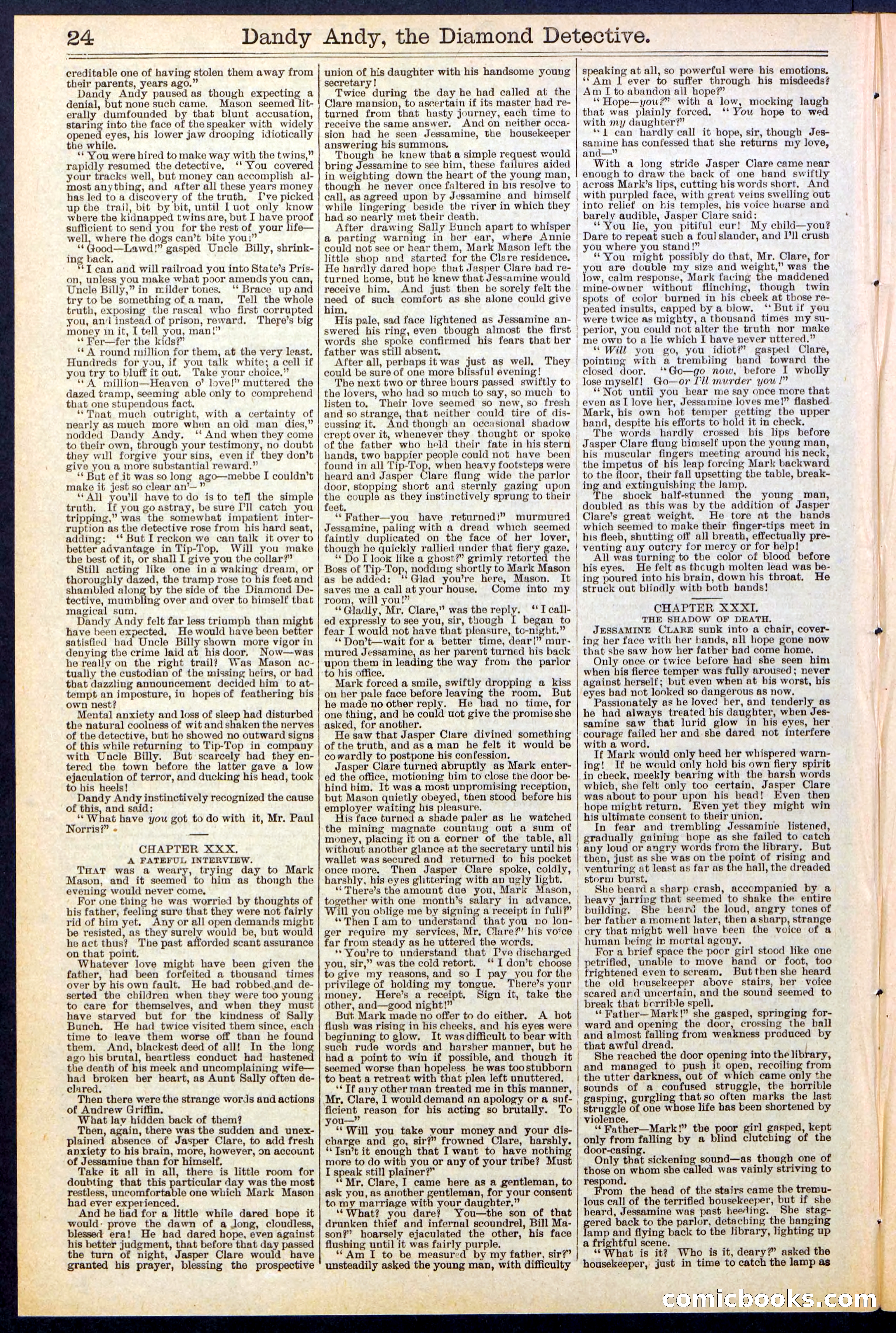 Beadle's Dime Library No. 527 — page 24 of 32