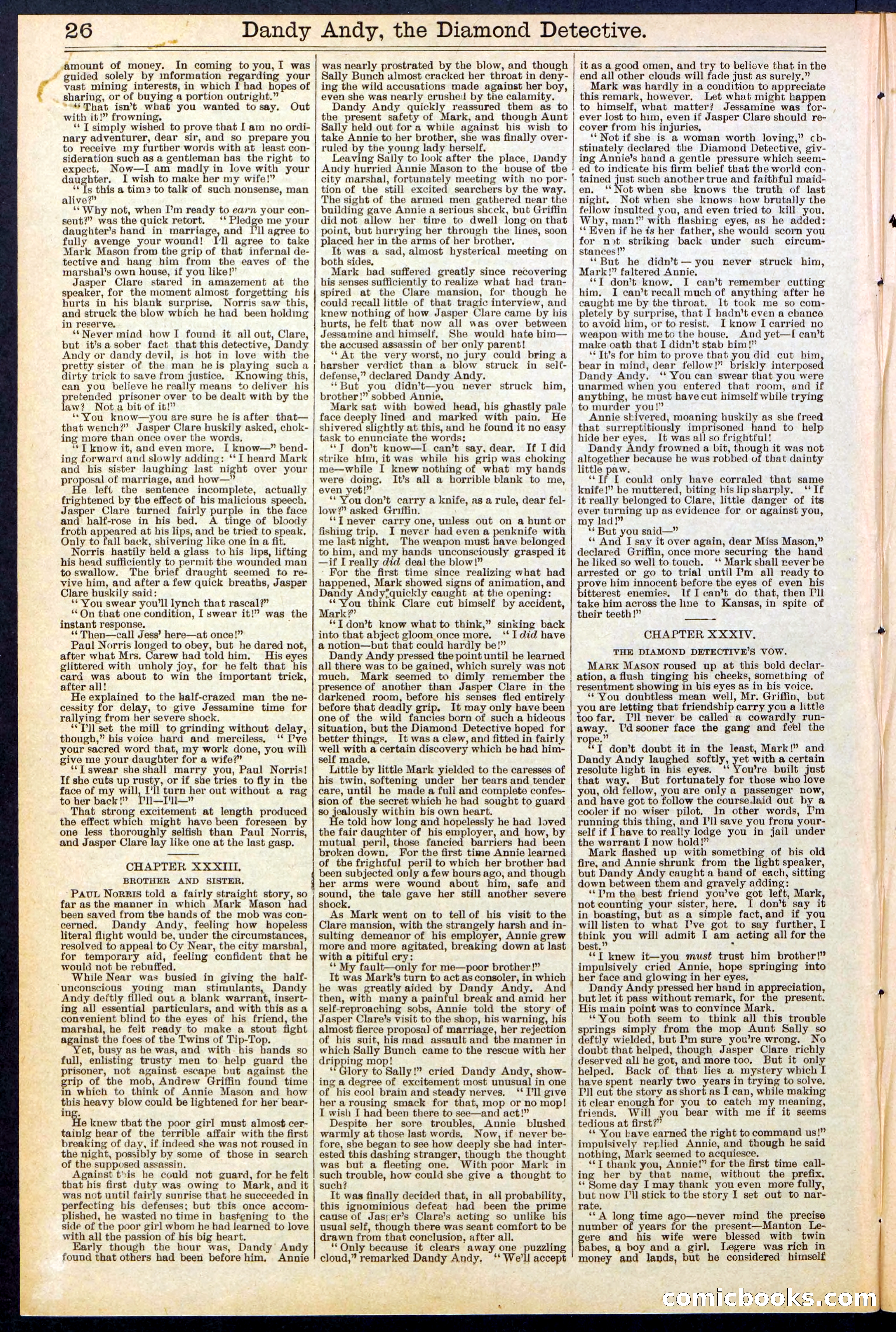 Beadle's Dime Library No. 527 — page 26 of 32