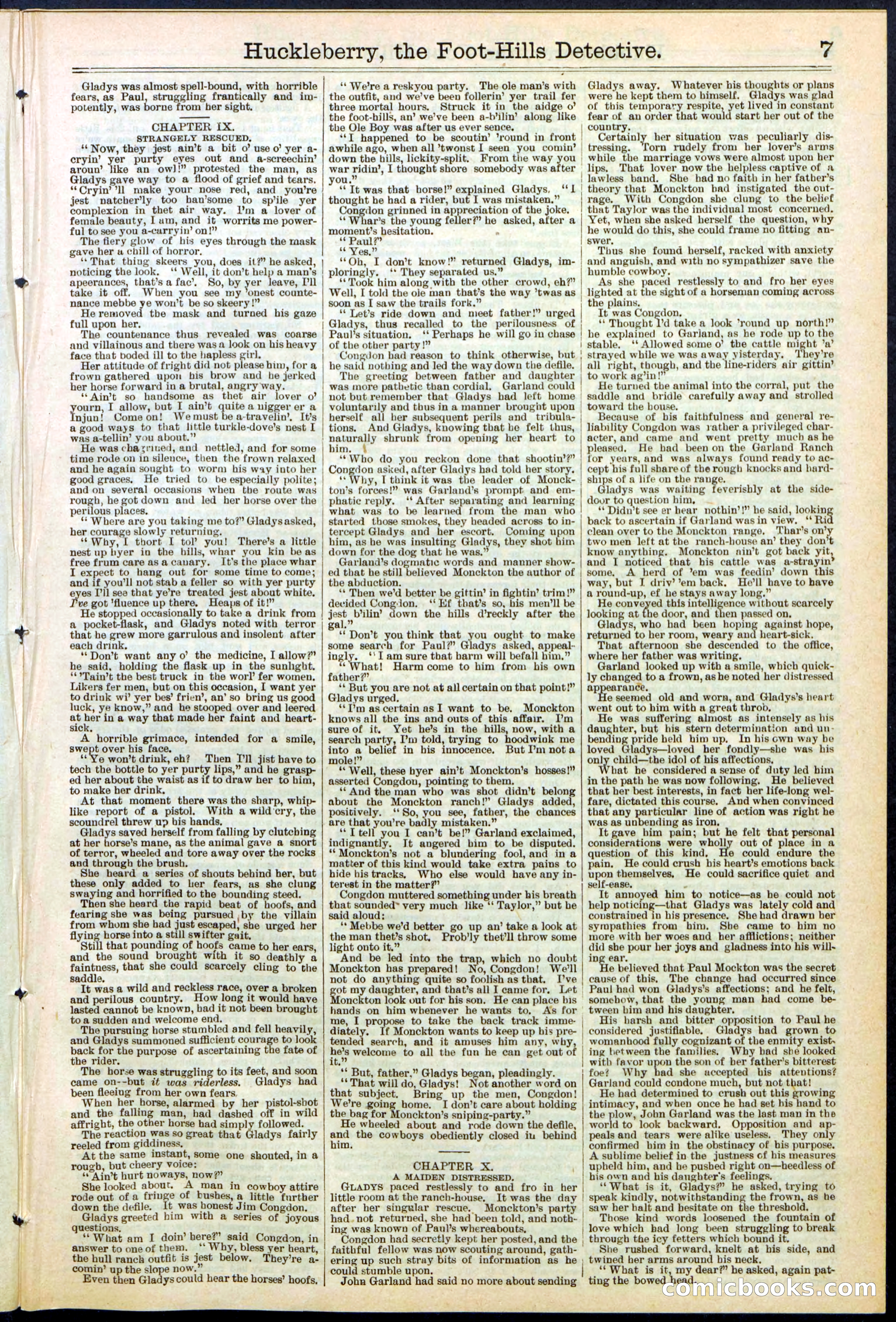 Beadle's New York Dime Library No. 528 — page 7 of 32