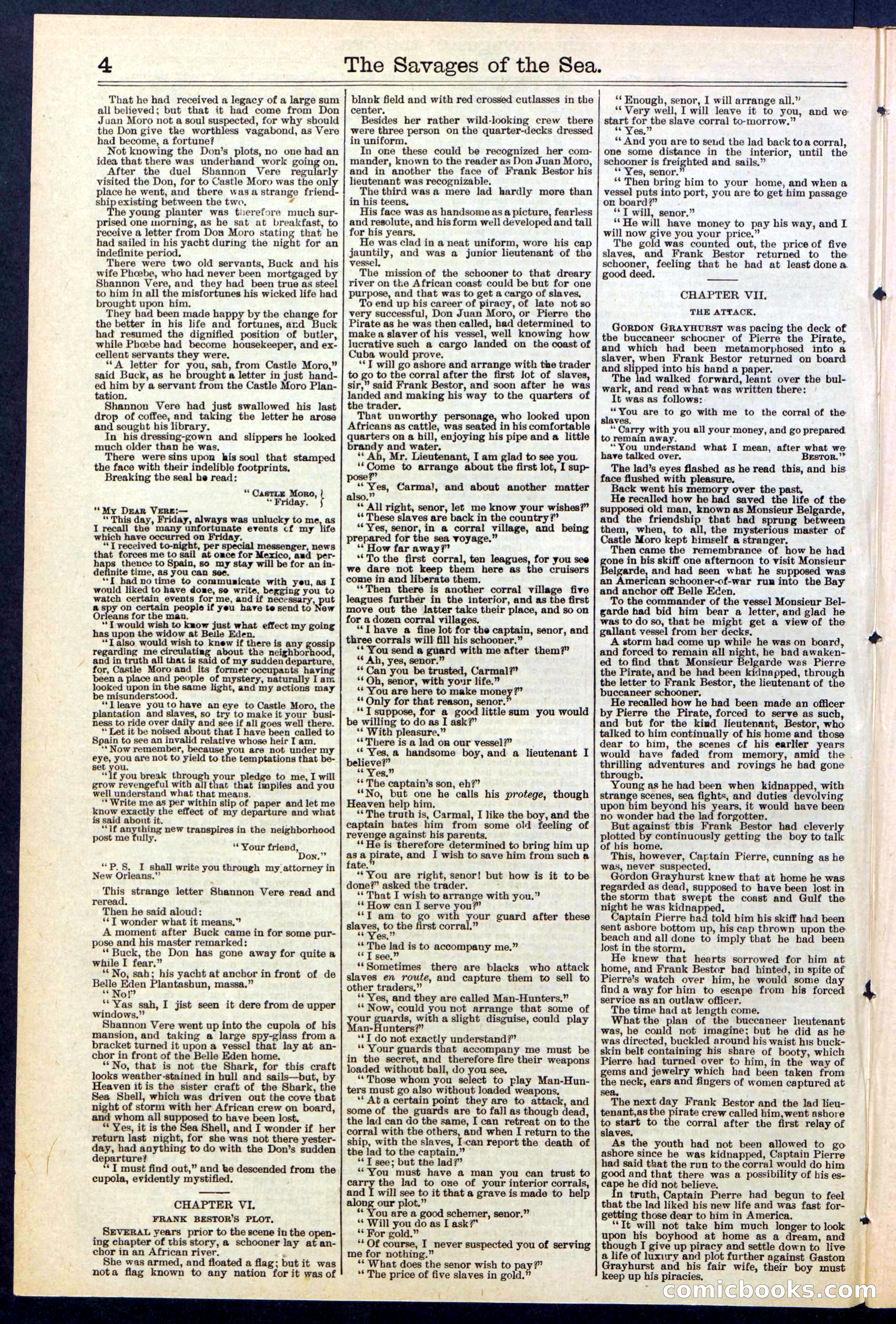 Beadle's New York Dime Library No. 530 — page 4 of 40