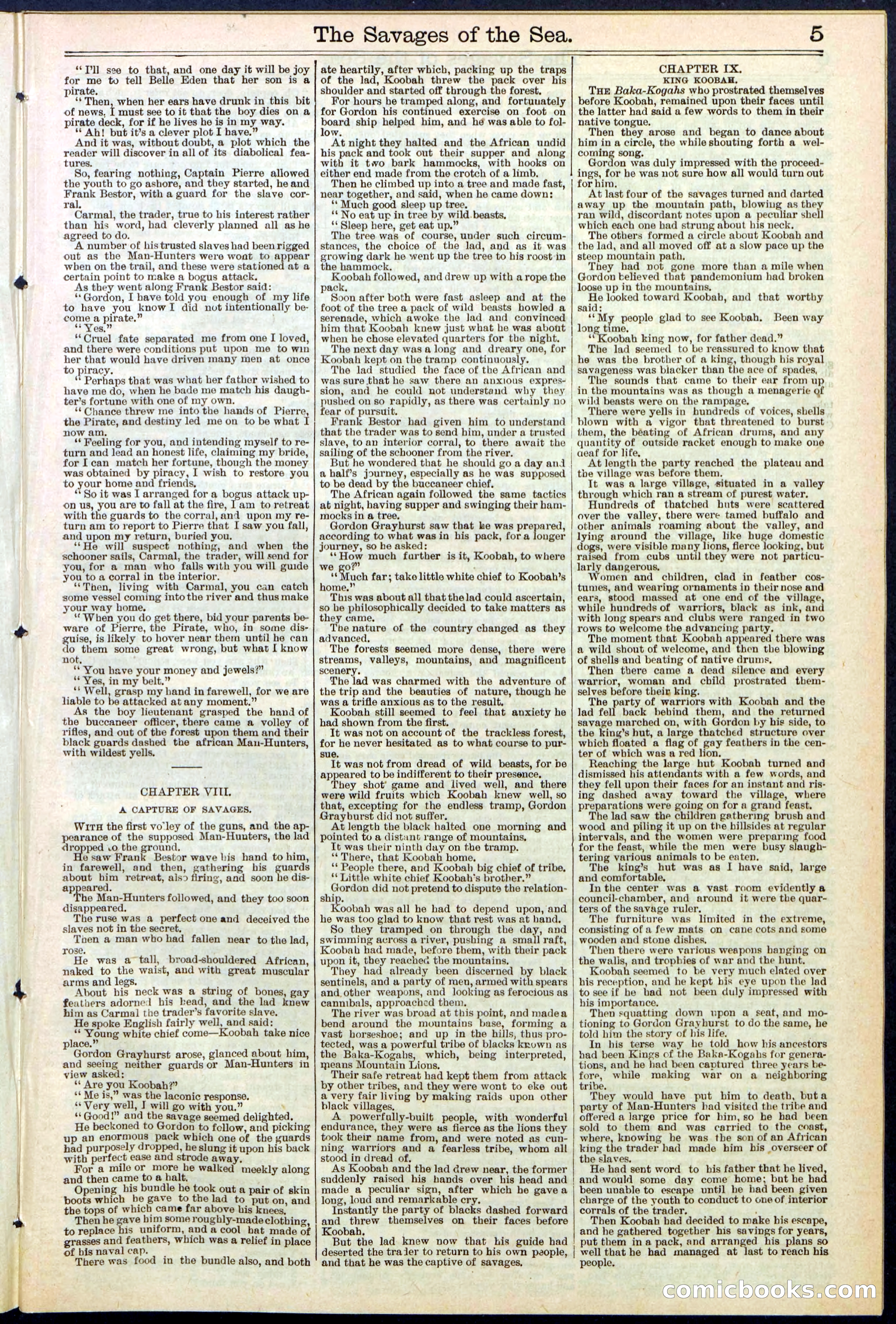 Beadle's New York Dime Library No. 530 — page 5 of 40