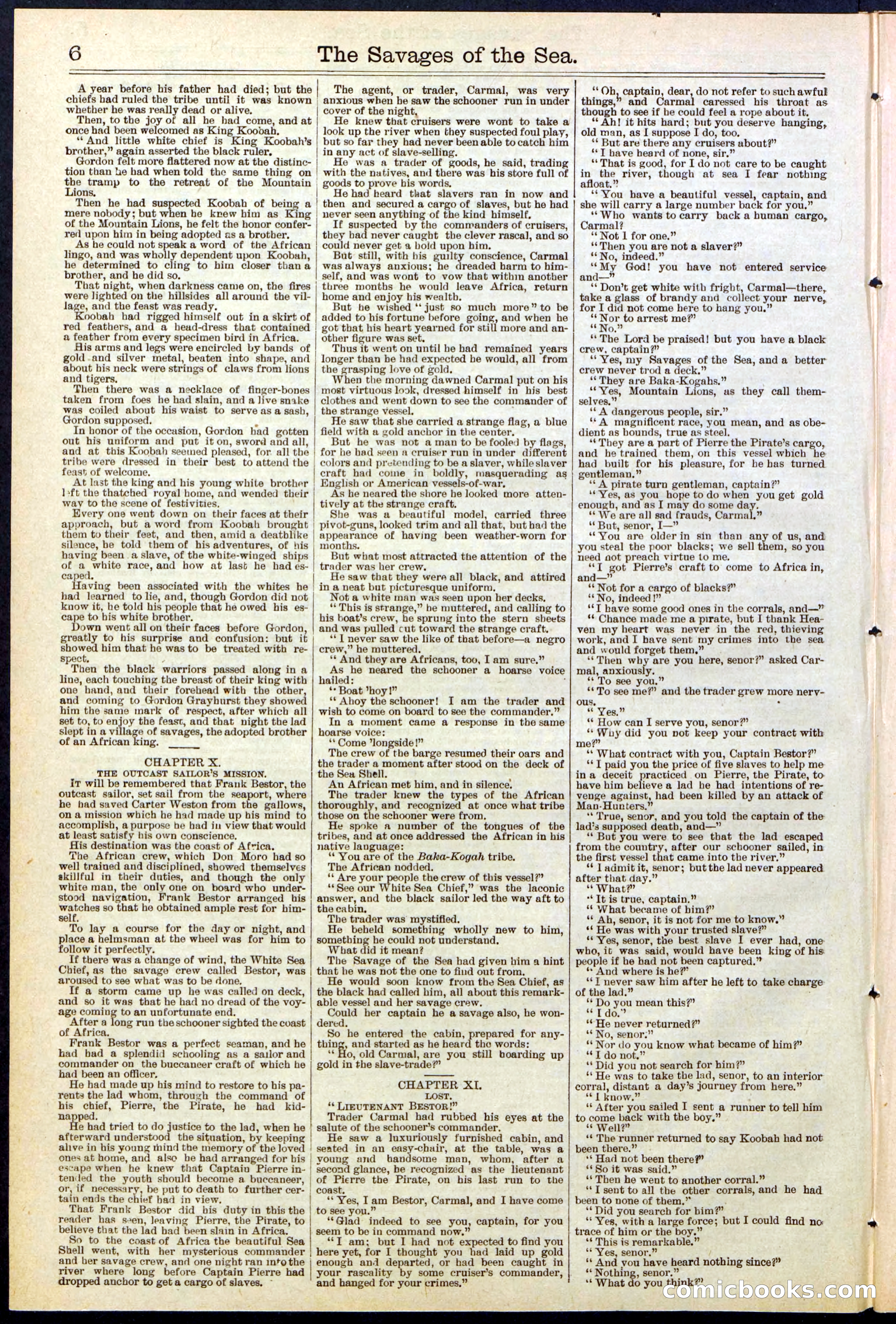 Beadle's New York Dime Library No. 530 — page 6 of 40