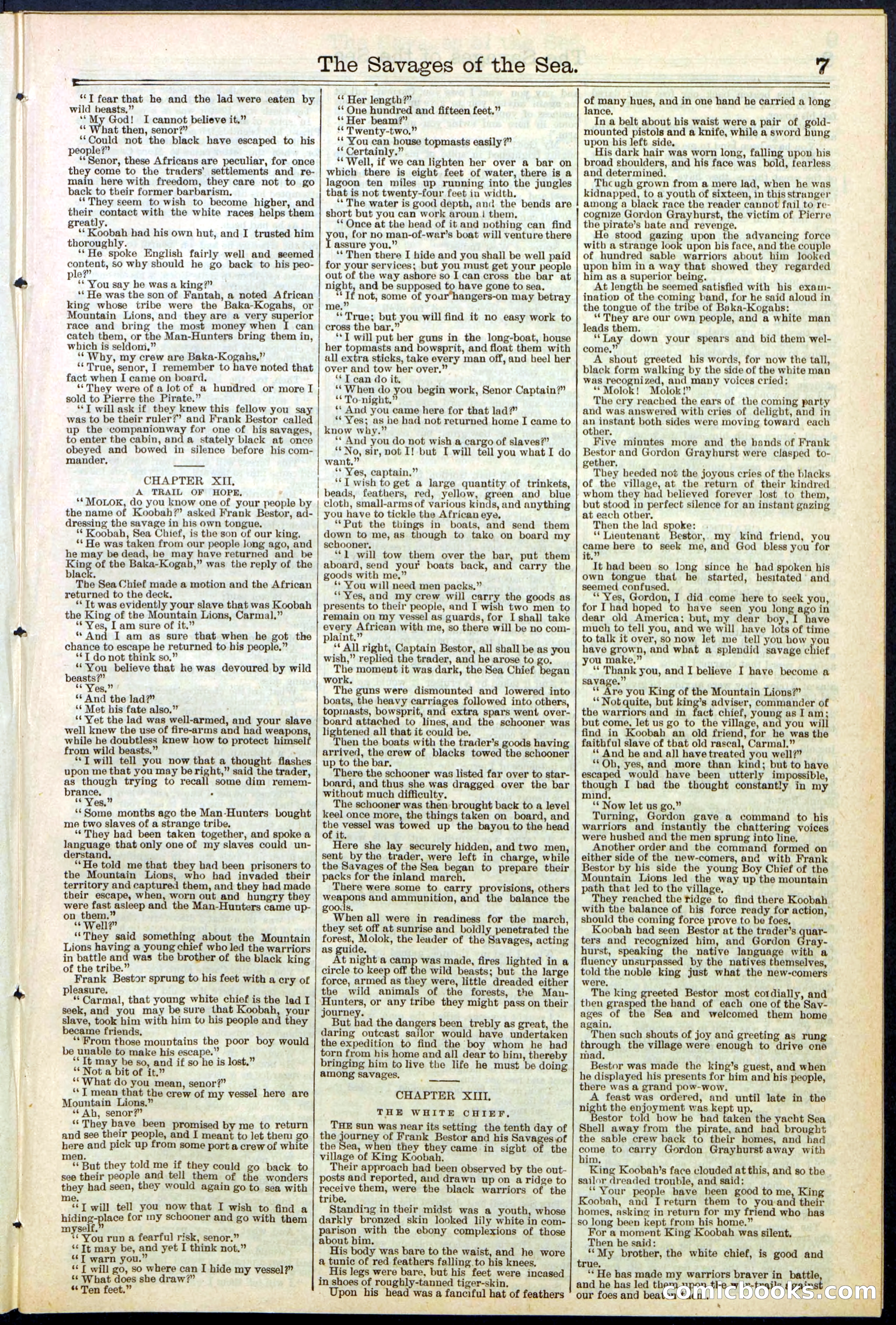 Beadle's New York Dime Library No. 530 — page 7 of 40