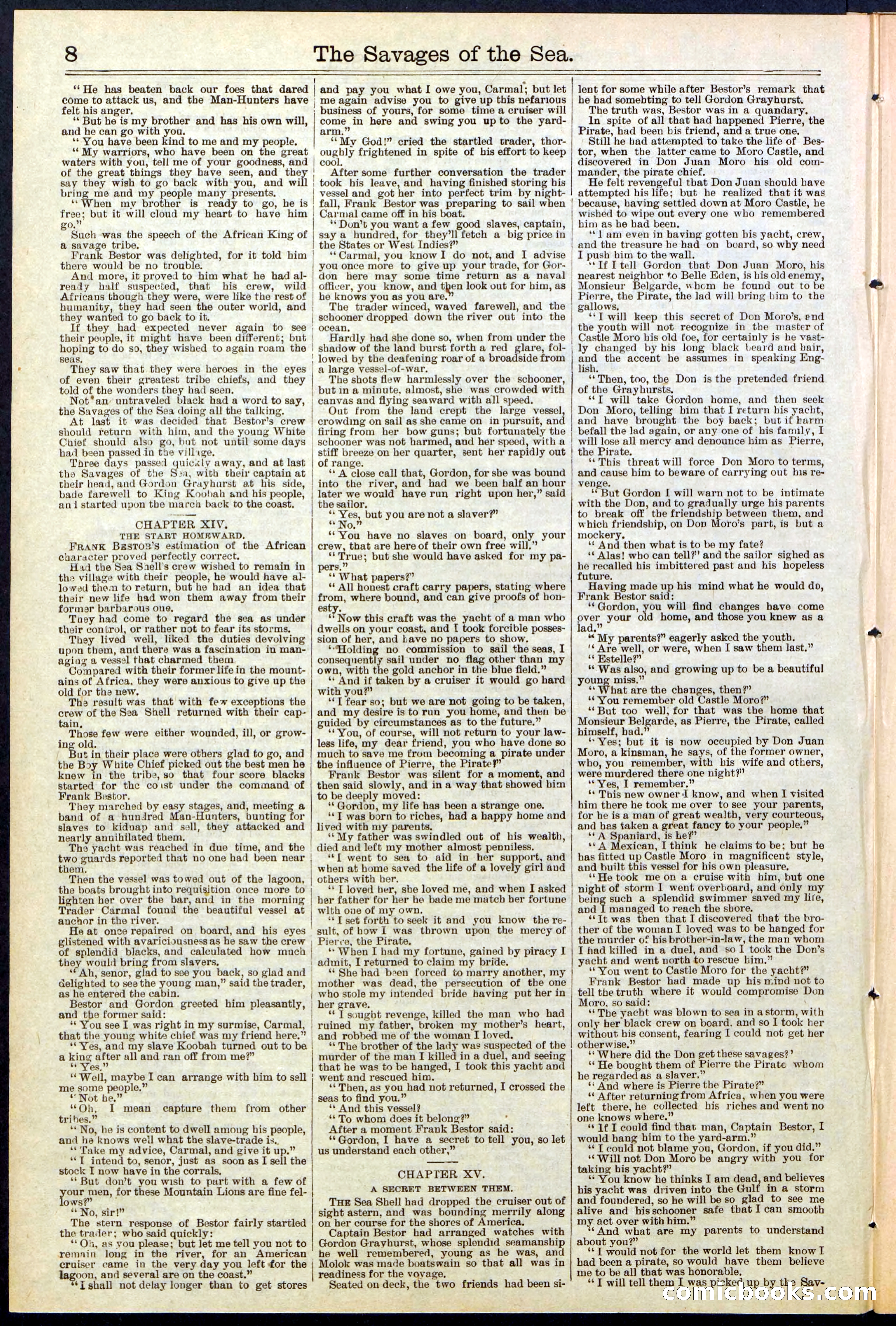 Beadle's New York Dime Library No. 530 — page 8 of 40