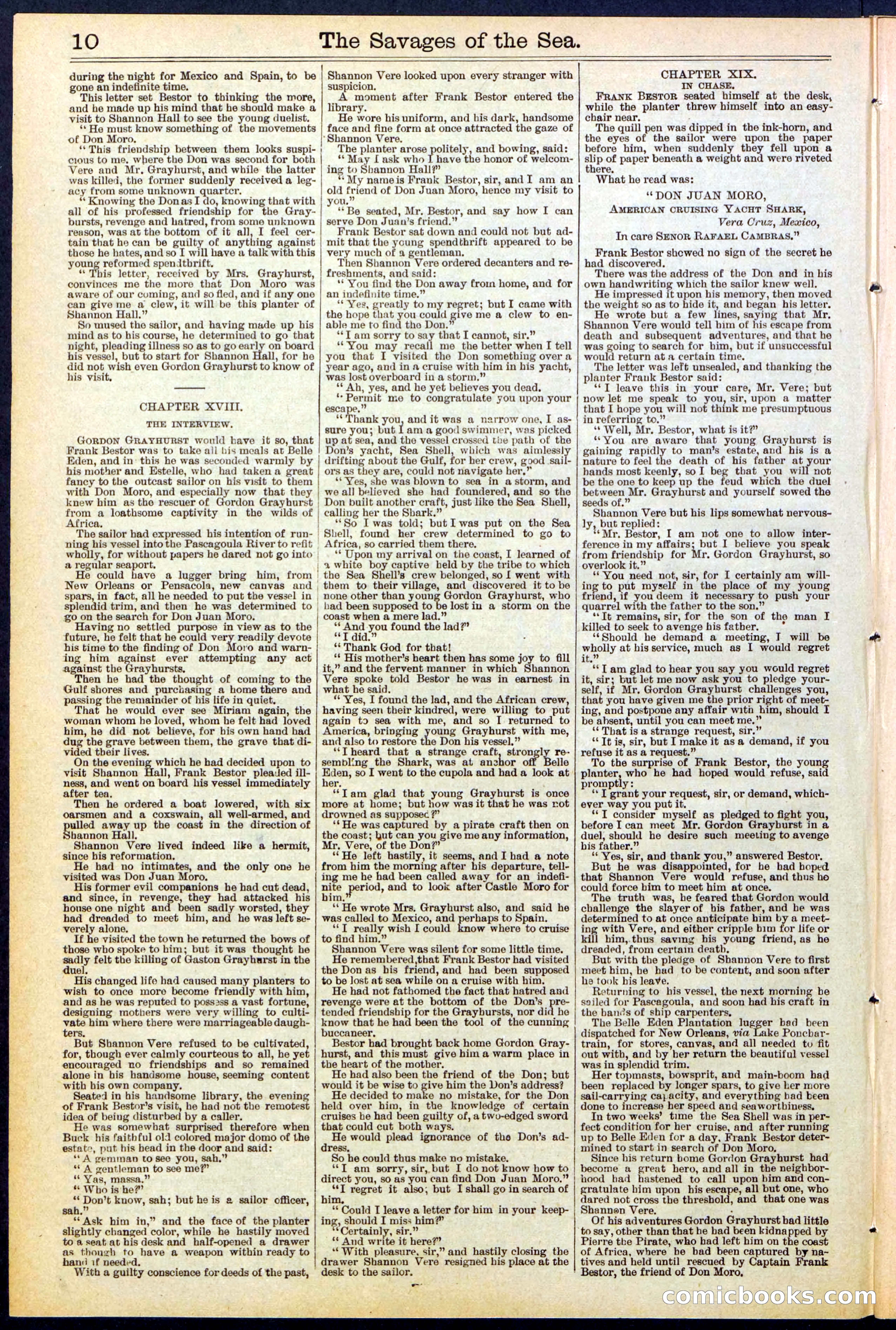 Beadle's New York Dime Library No. 530 — page 10 of 40