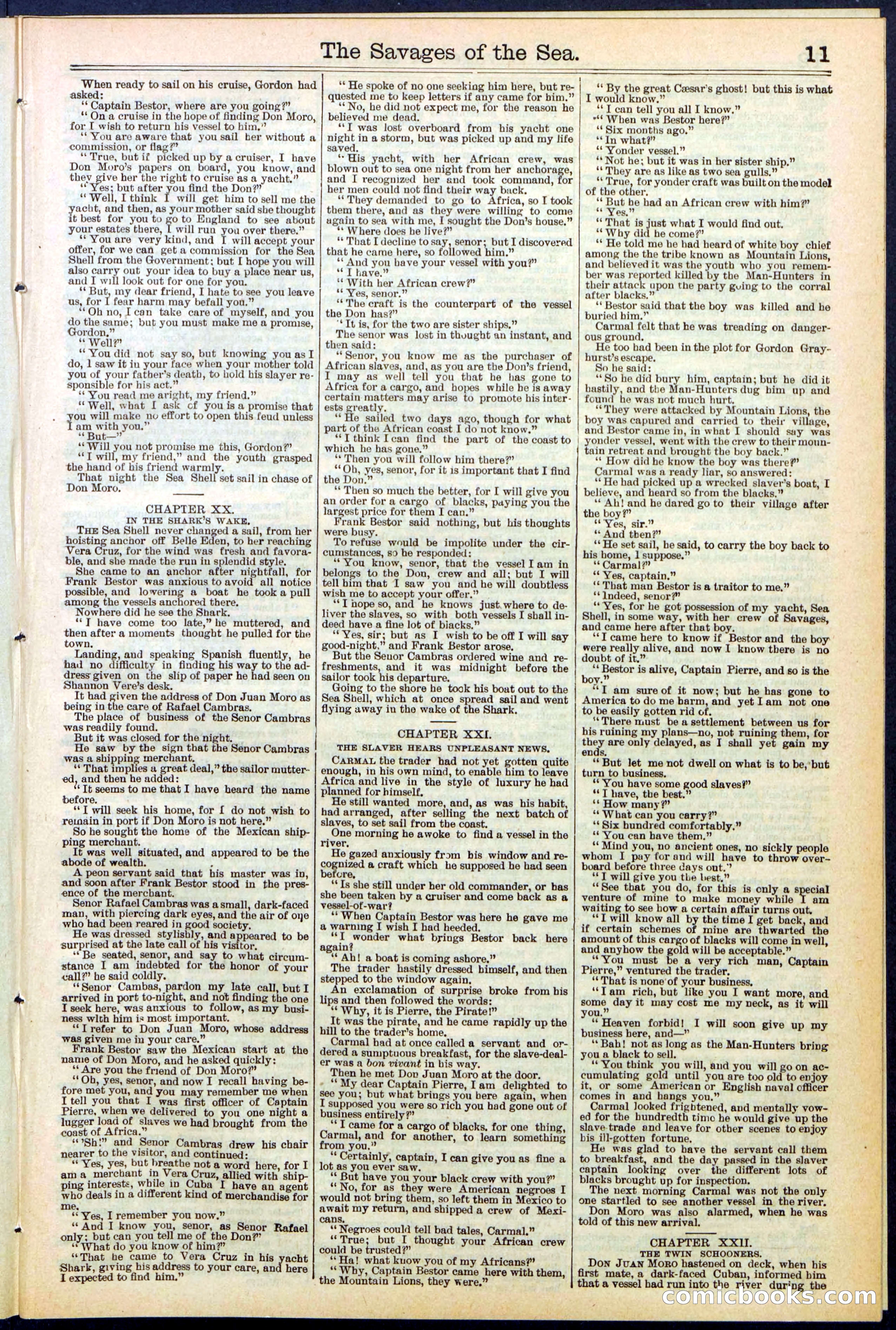 Beadle's New York Dime Library No. 530 — page 11 of 40
