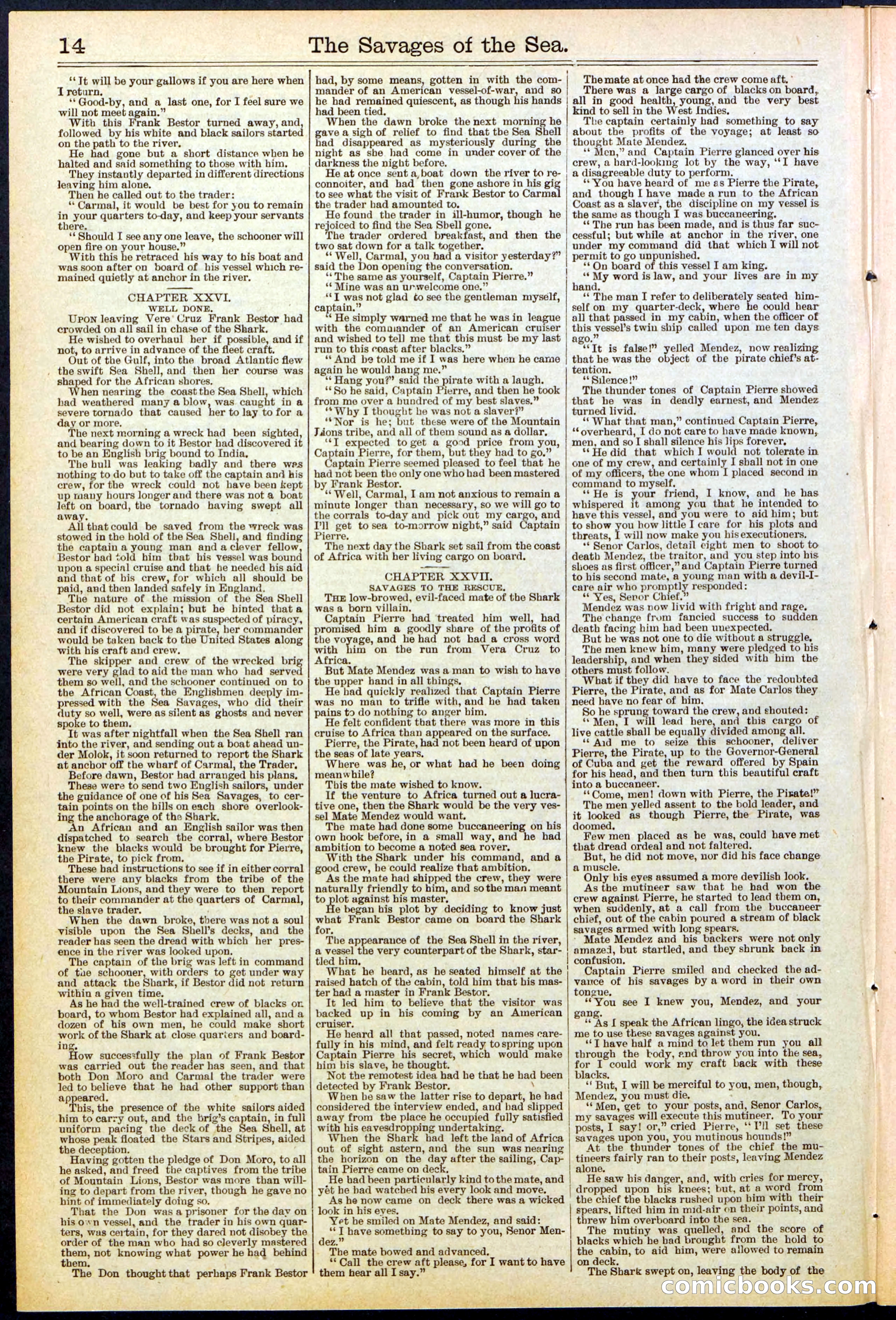 Beadle's New York Dime Library No. 530 — page 14 of 40