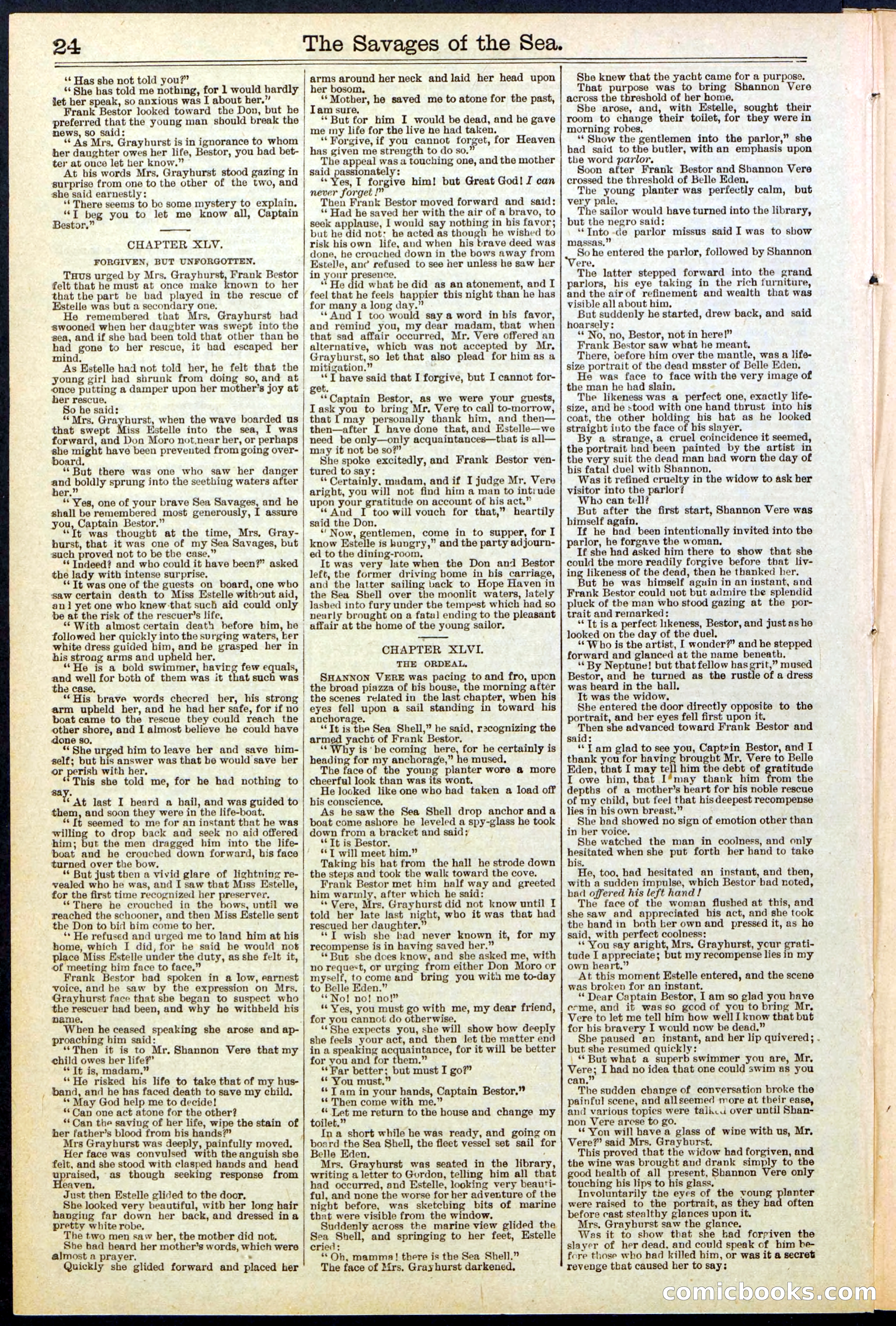 Beadle's New York Dime Library No. 530 — page 24 of 40