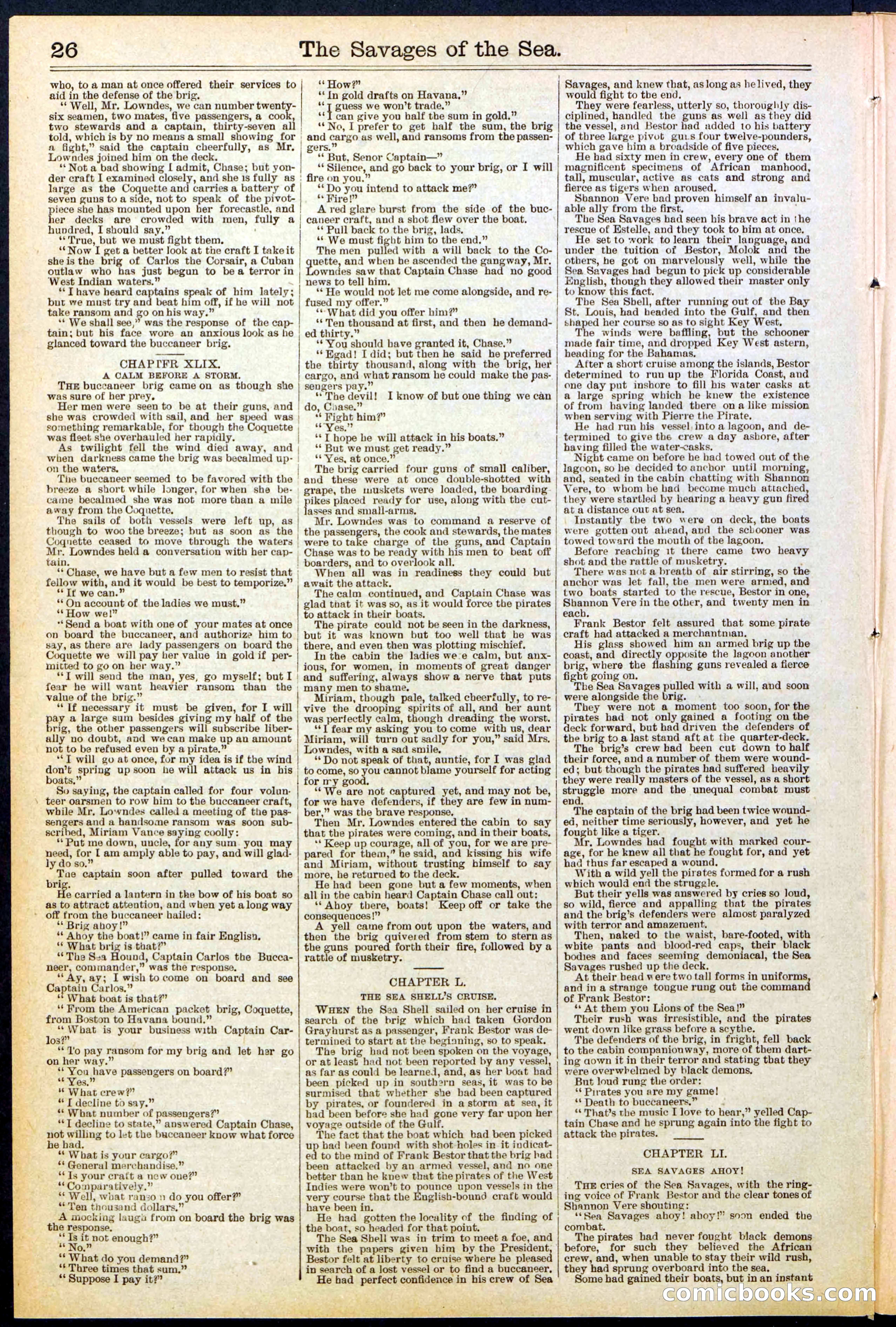 Beadle's New York Dime Library No. 530 — page 26 of 40