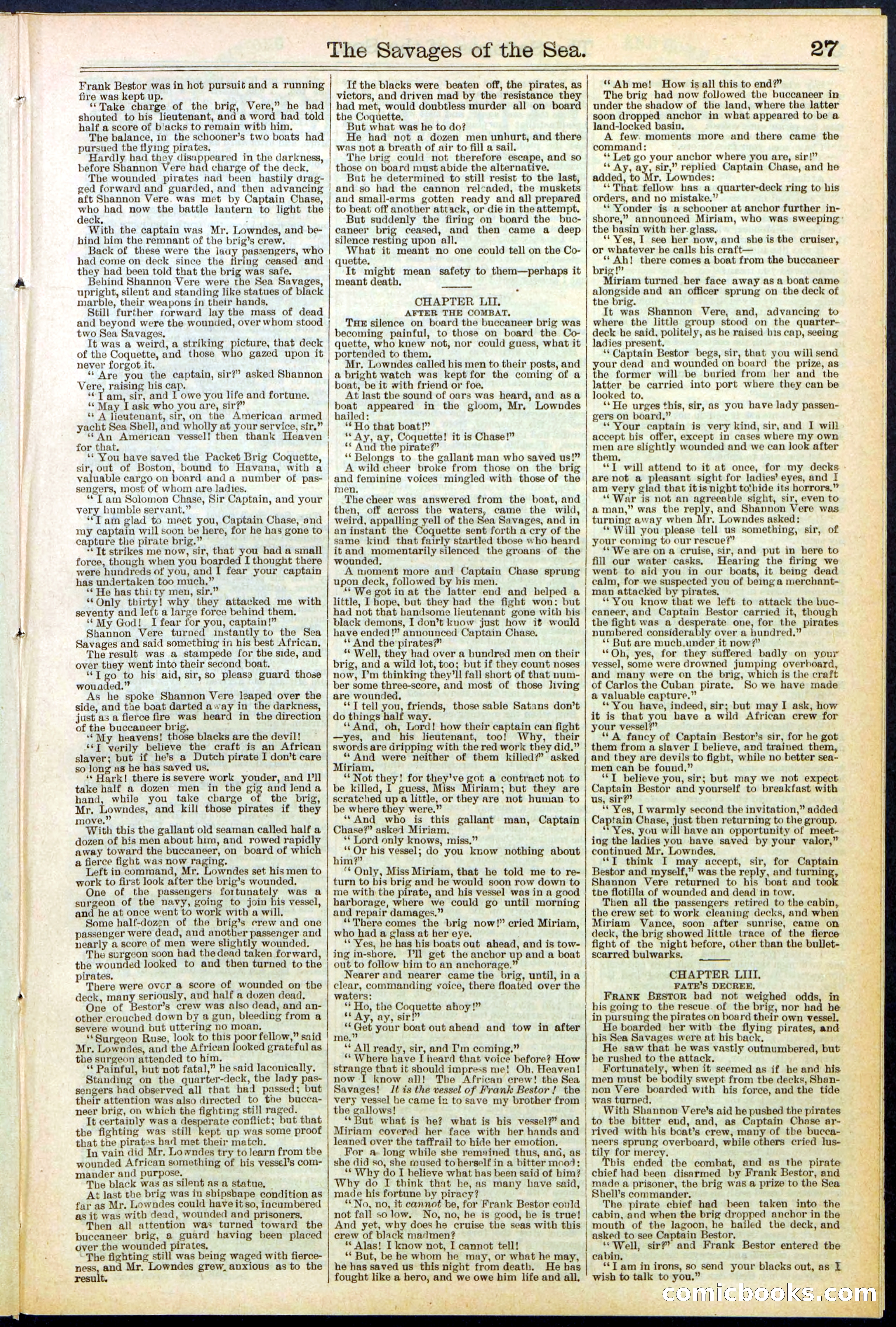 Beadle's New York Dime Library No. 530 — page 27 of 40