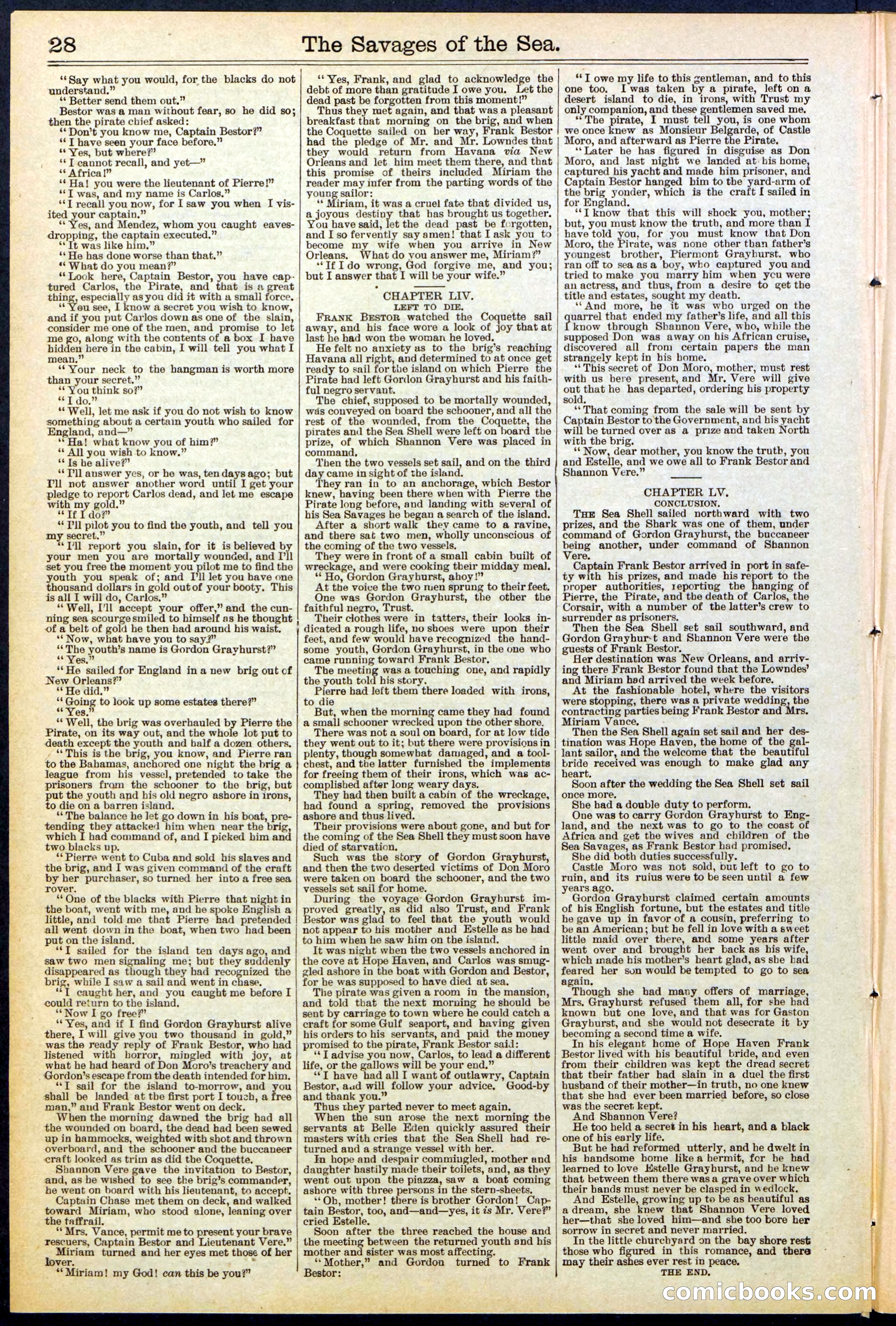 Beadle's New York Dime Library No. 530 — page 28 of 40