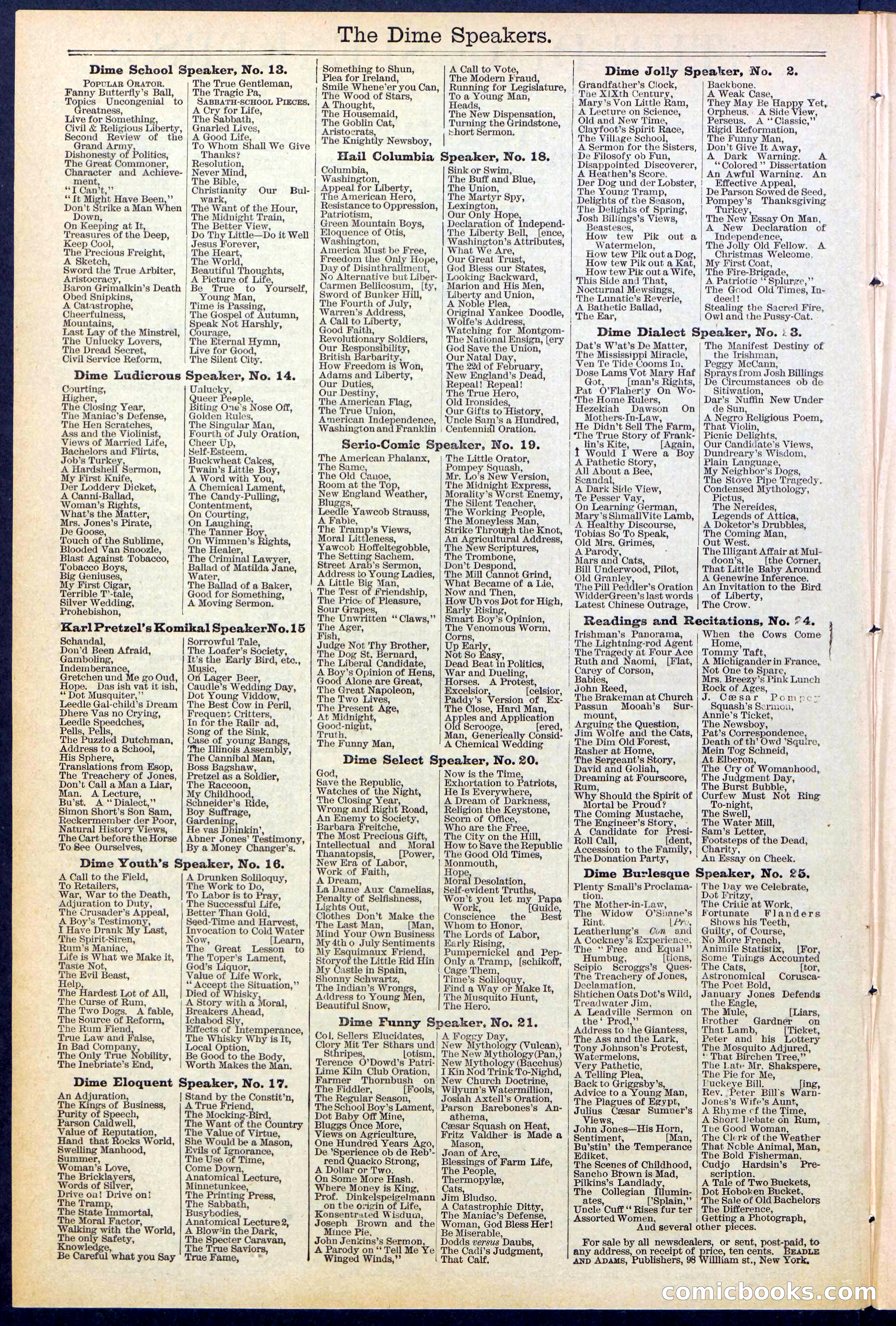 Beadle's New York Dime Library No. 530 — page 32 of 40