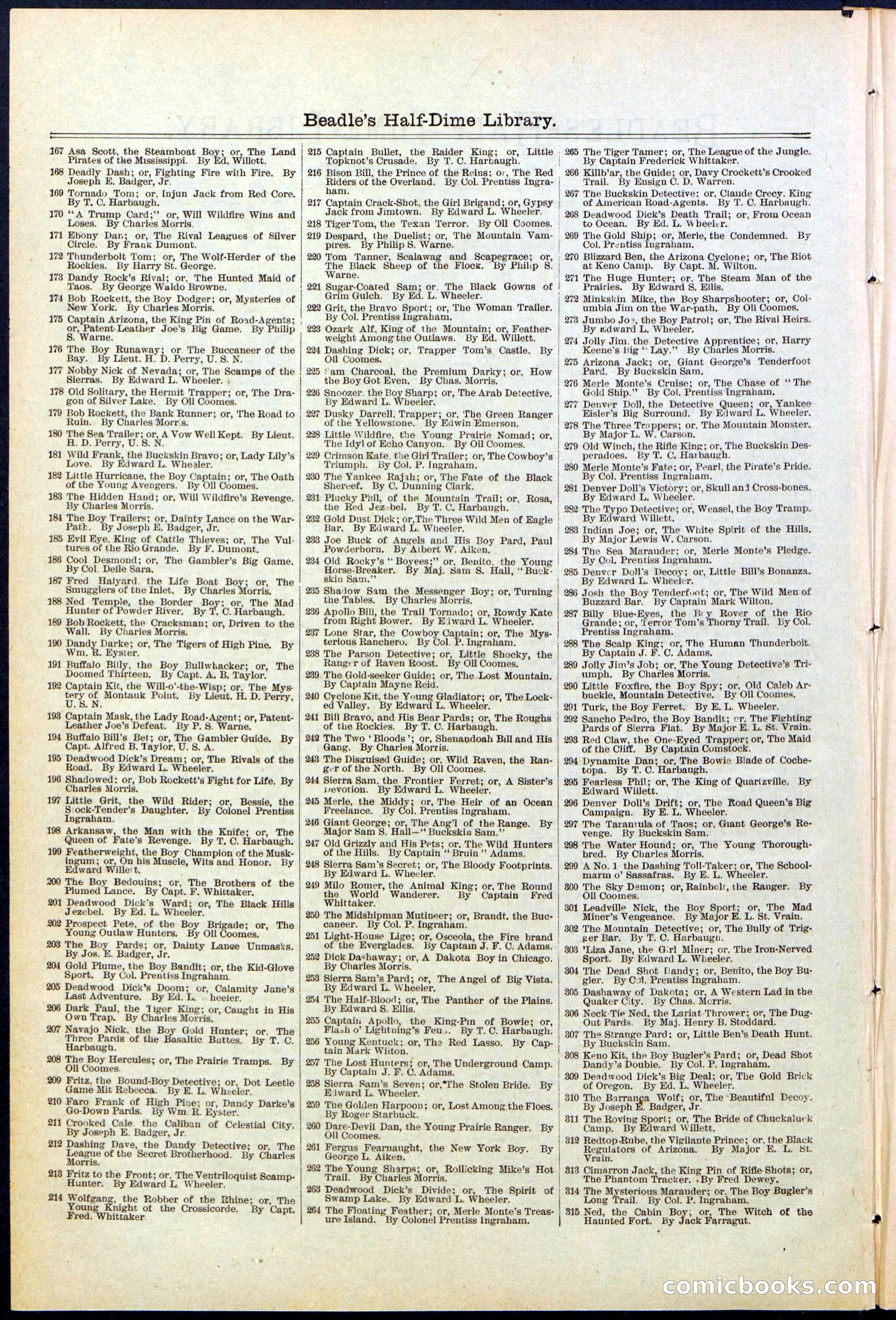 Beadle's New York Dime Library No. 530 — page 34 of 40