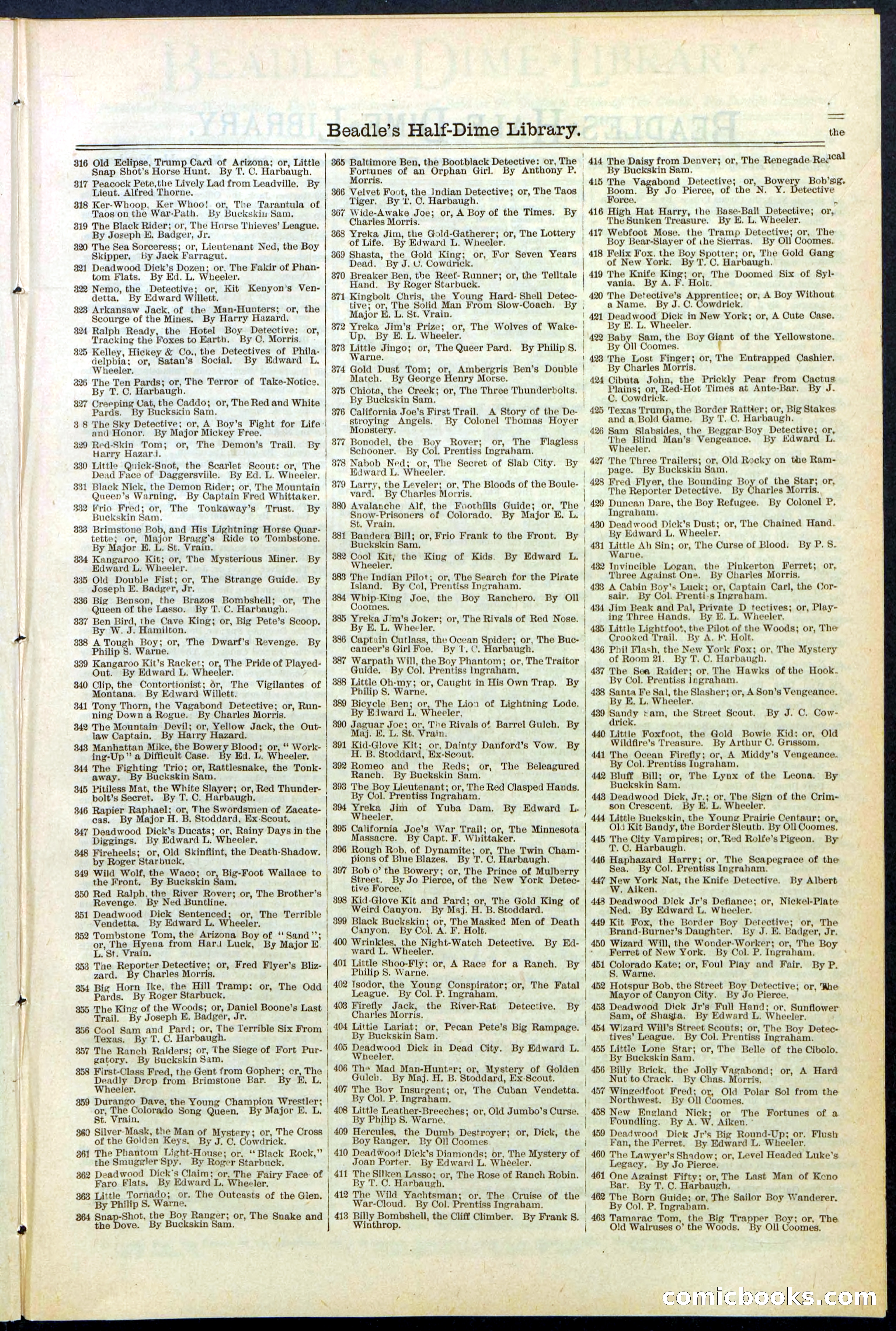 Beadle's New York Dime Library No. 530 — page 35 of 40