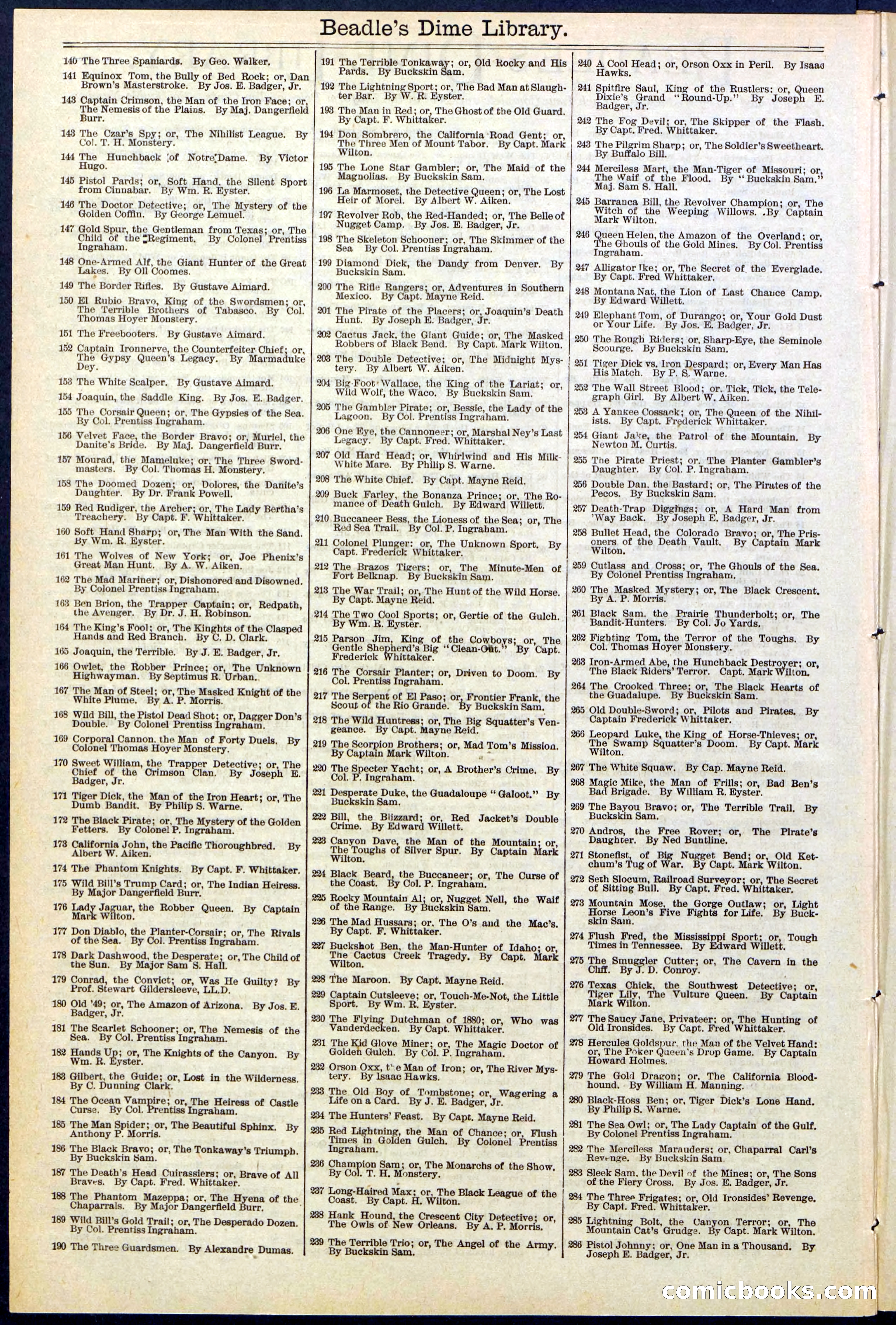 Beadle's New York Dime Library No. 530 — page 38 of 40