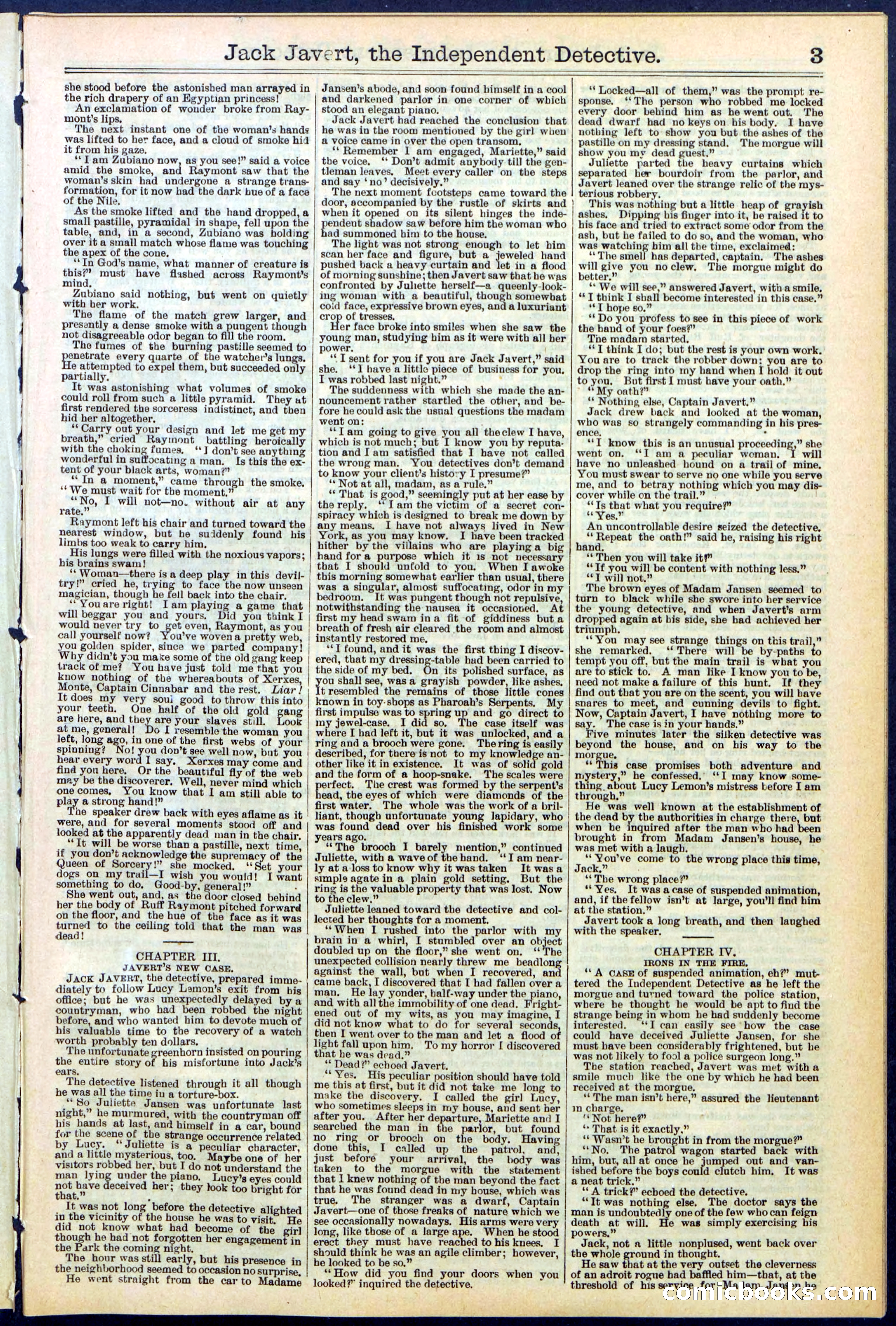 Beadle's New York Dime Library, No. 532 — page 3 of 32
