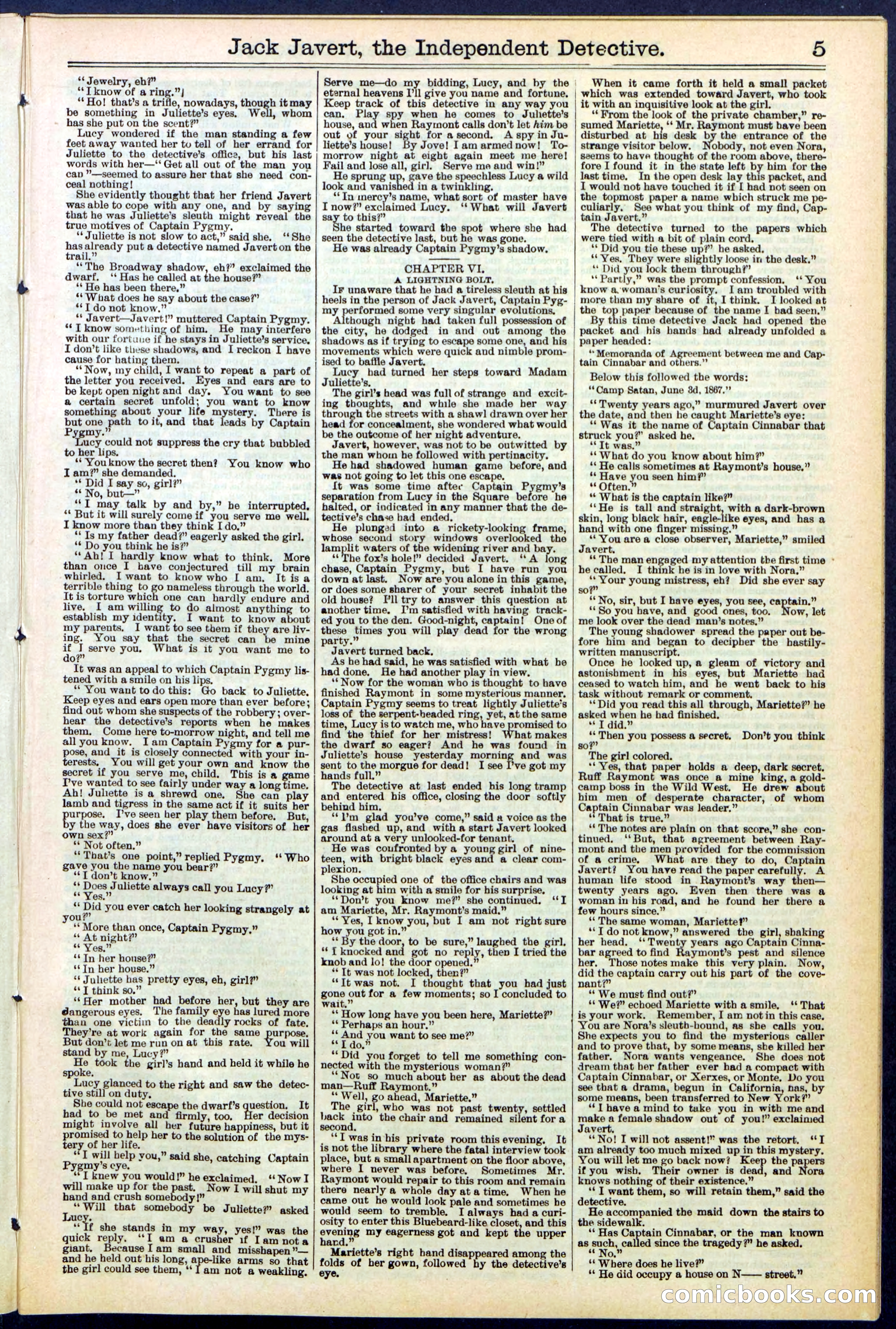 Beadle's New York Dime Library, No. 532 — page 5 of 32