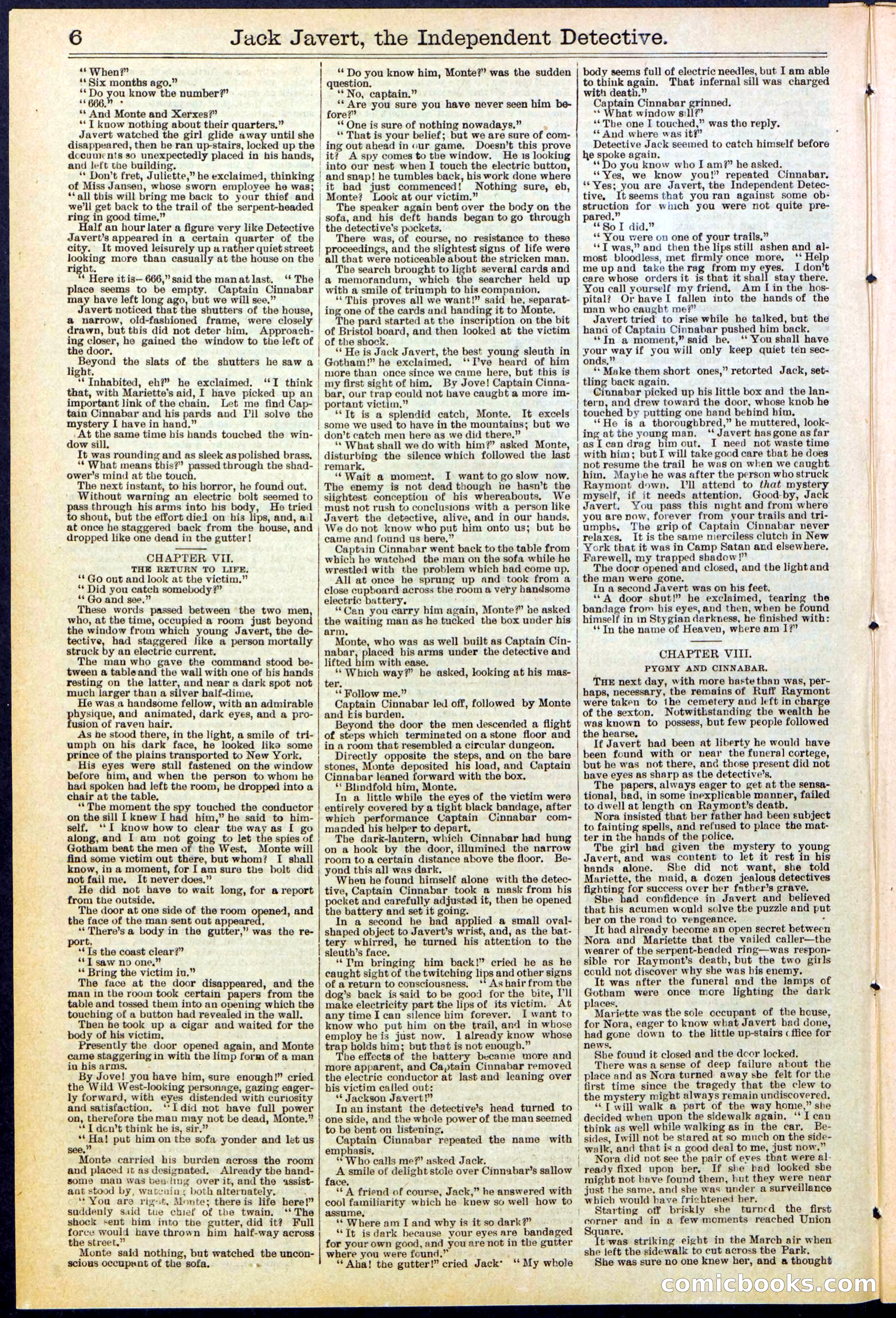 Beadle's New York Dime Library, No. 532 — page 6 of 32
