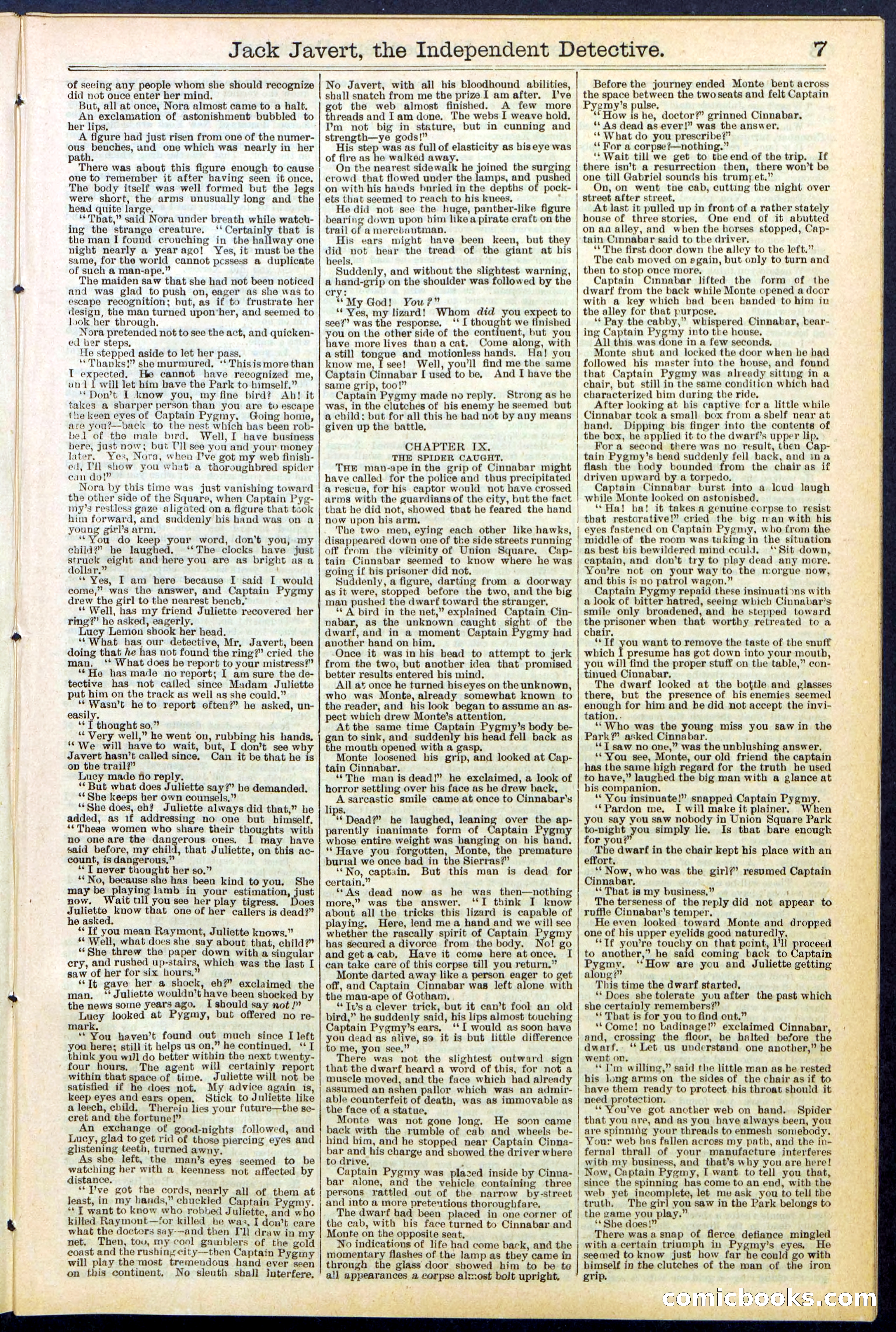 Beadle's New York Dime Library, No. 532 — page 7 of 32