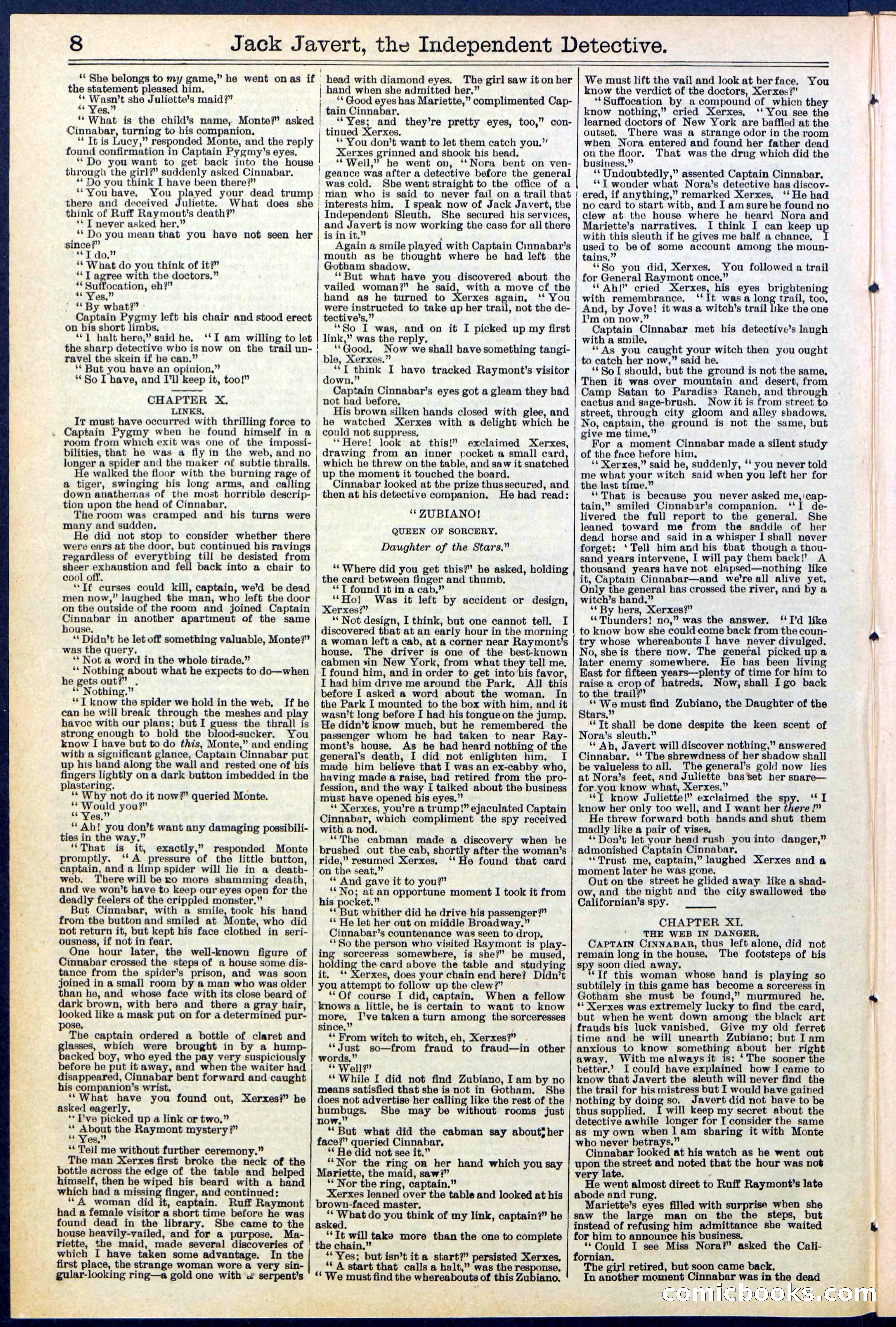 Beadle's New York Dime Library, No. 532 — page 8 of 32