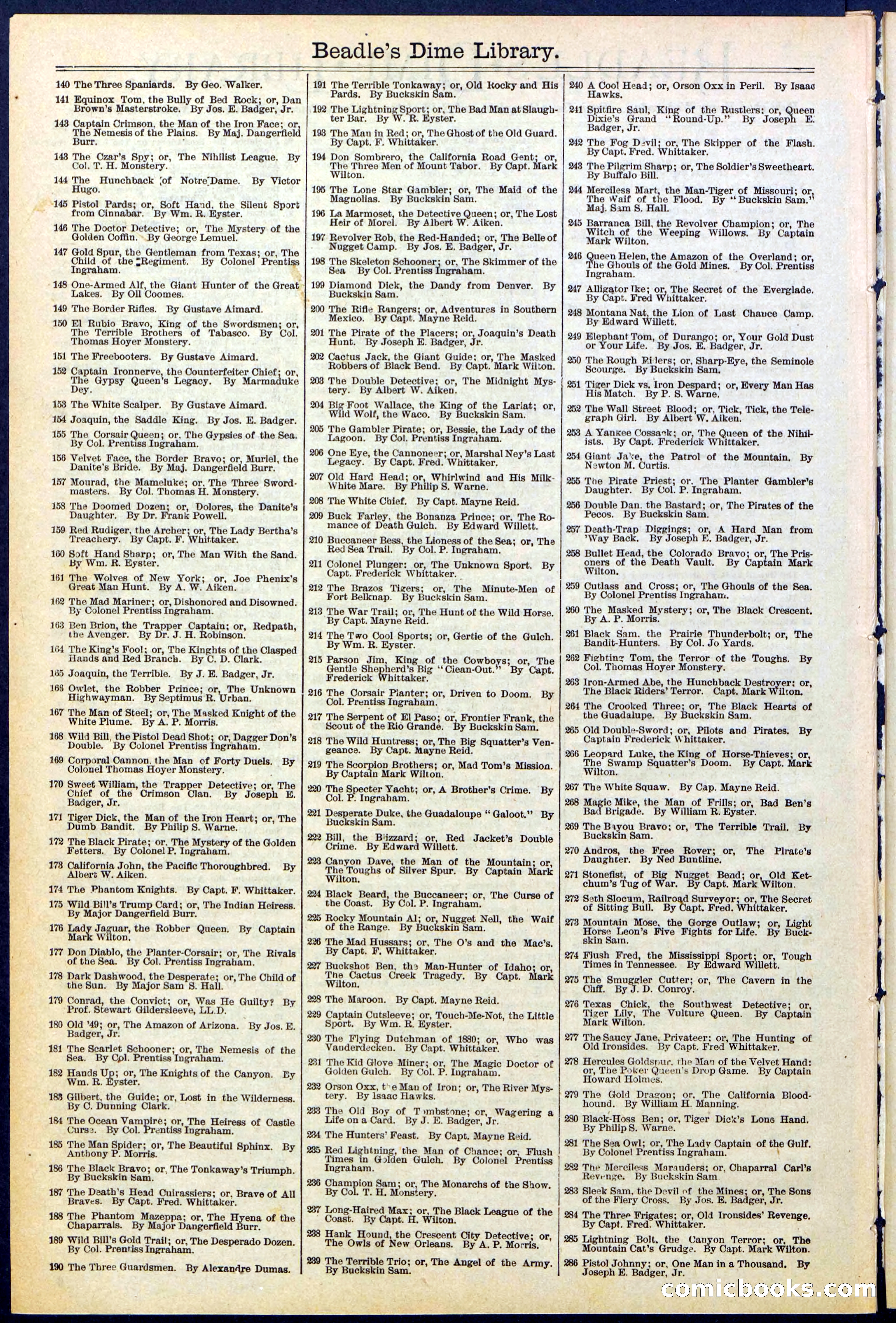 Beadle's New York Dime Library, No. 532 — page 30 of 32