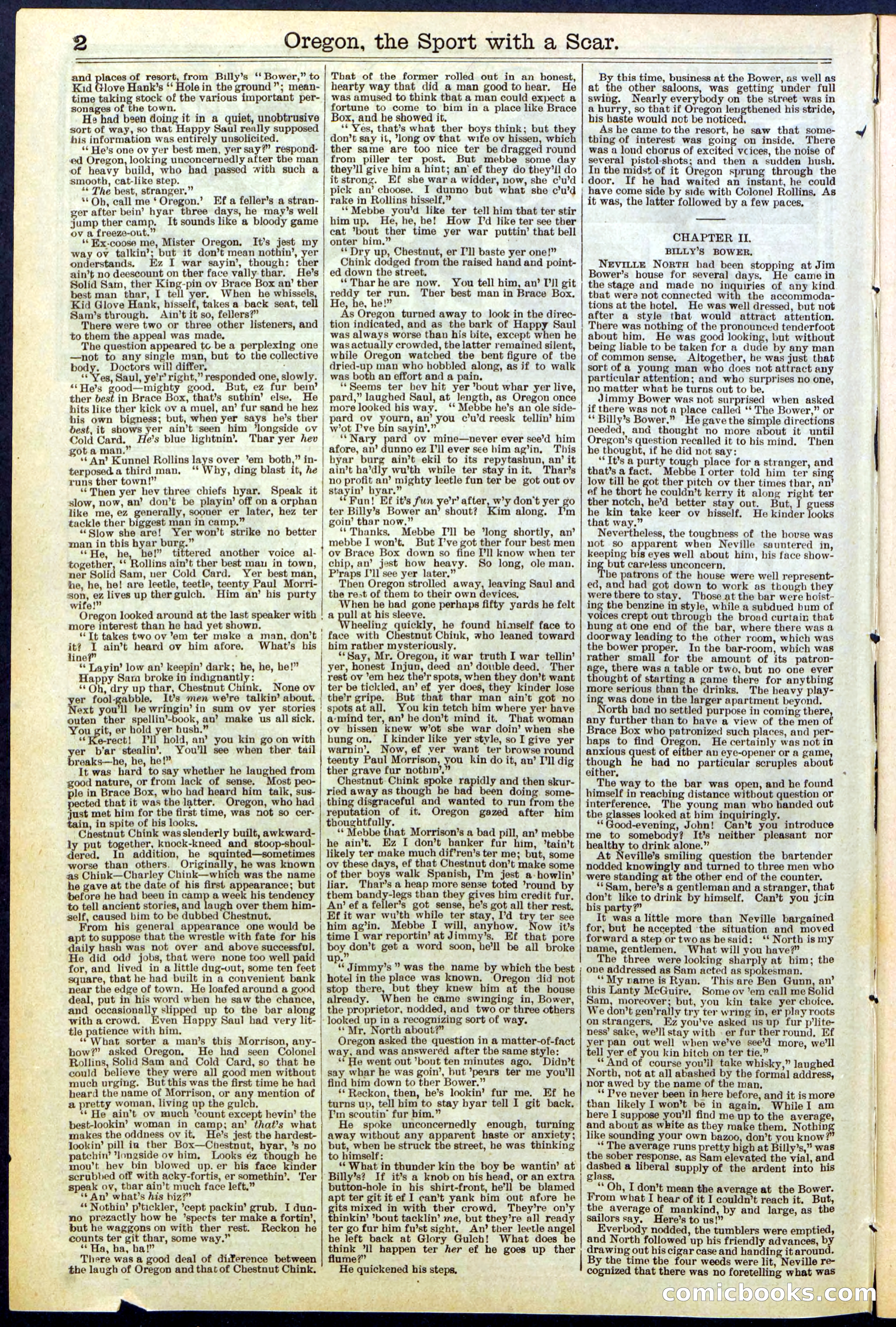 Beadle's New York Dime Library No. 533 — page 2 of 32