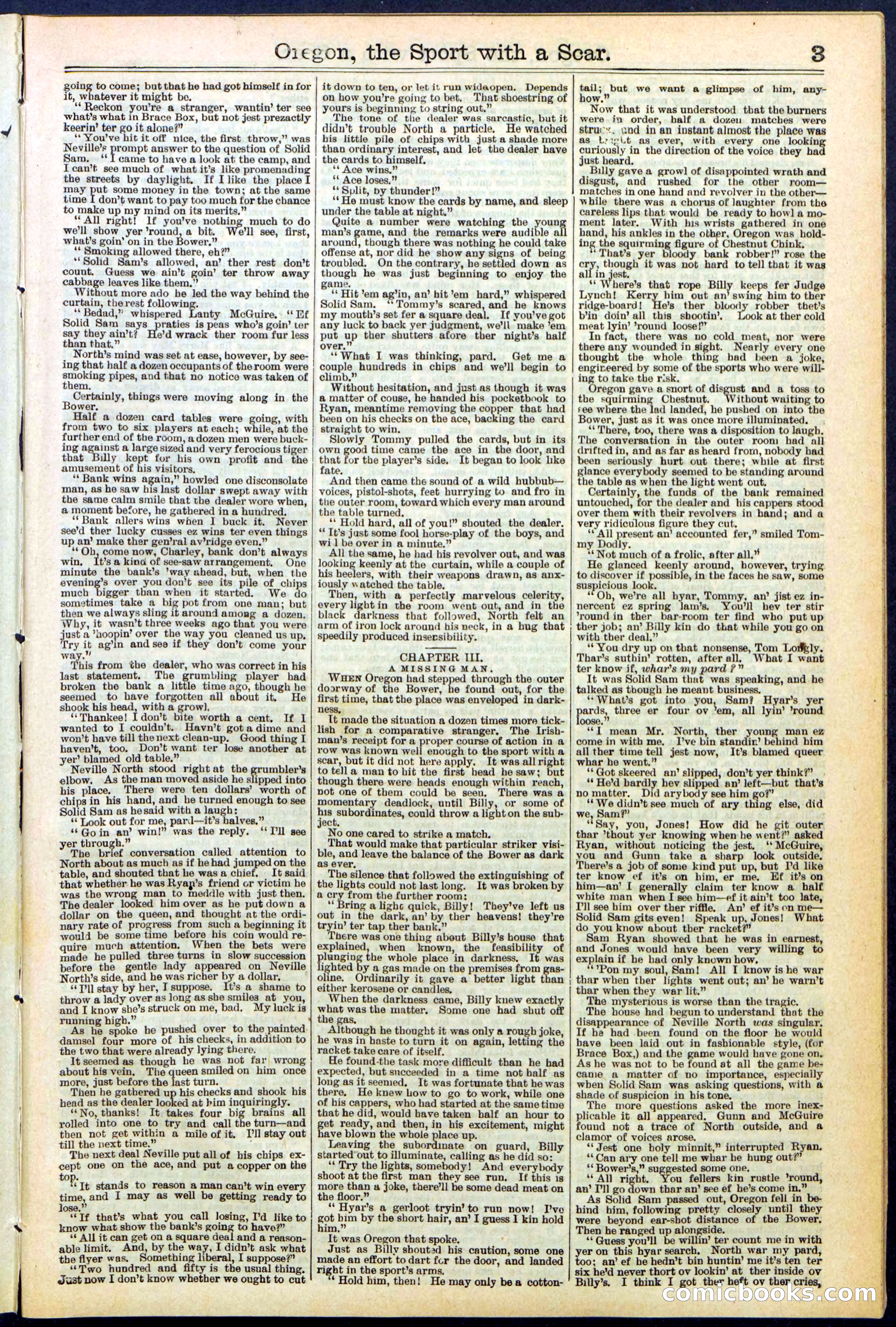 Beadle's New York Dime Library No. 533 — page 3 of 32