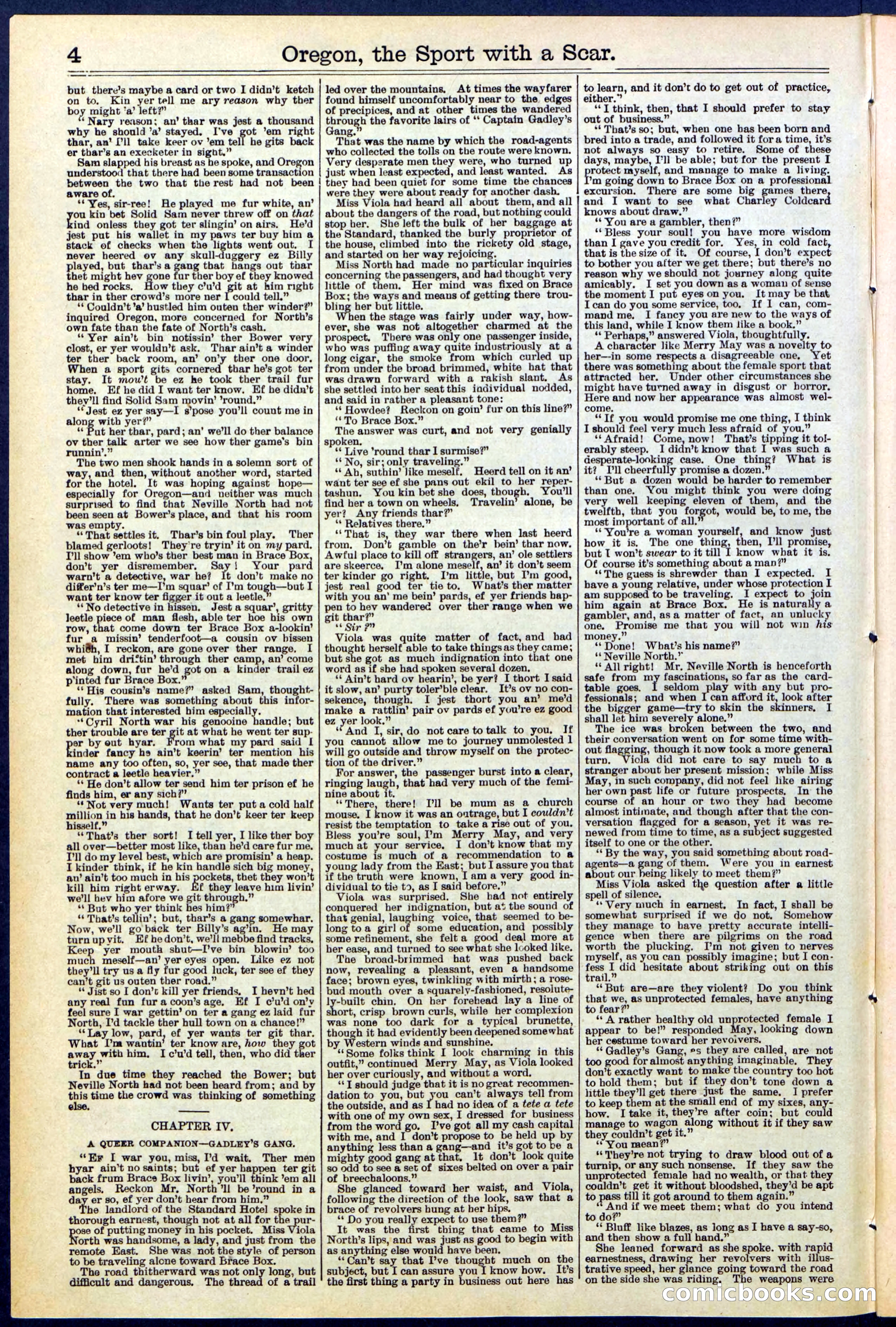 Beadle's New York Dime Library No. 533 — page 4 of 32