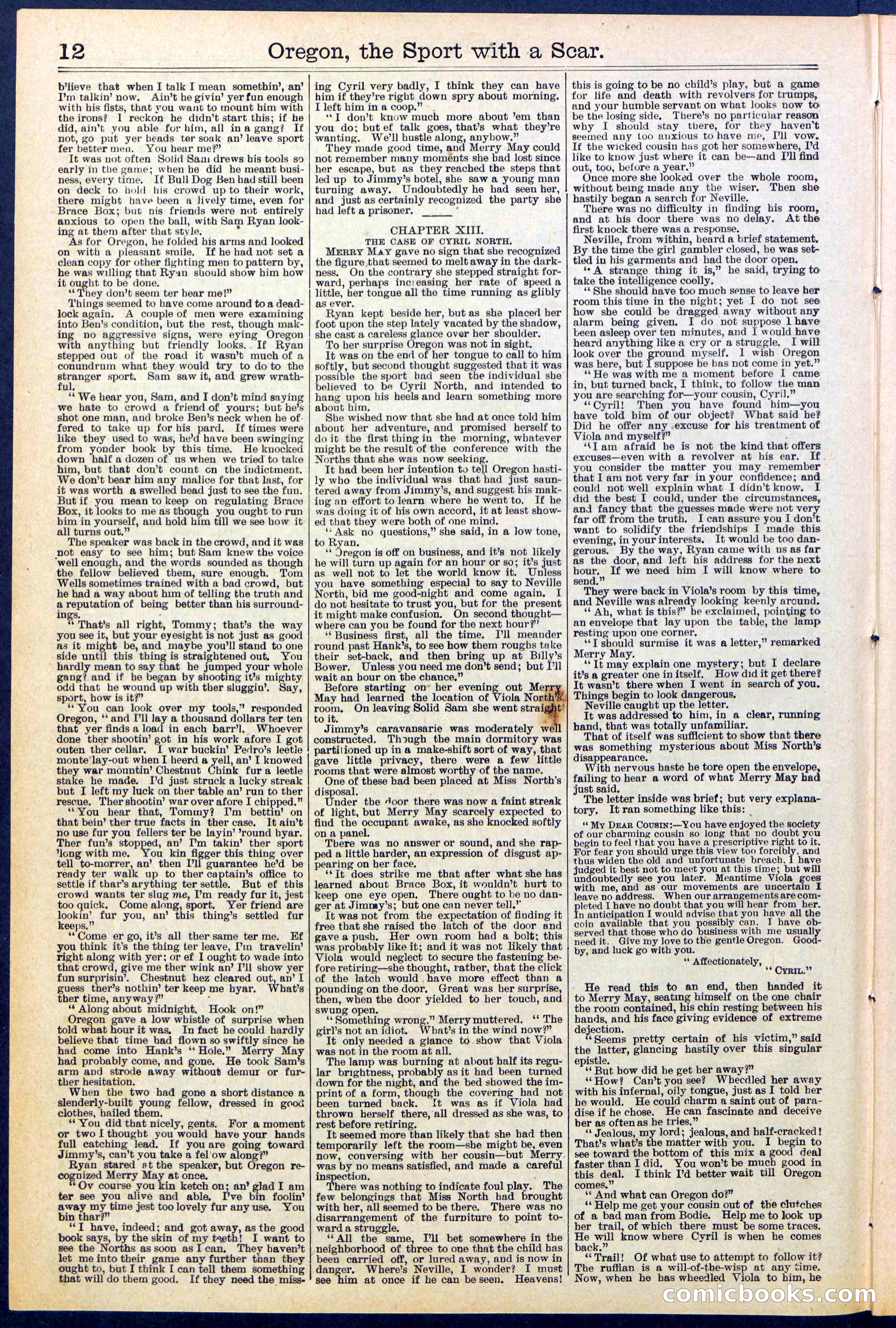 Beadle's New York Dime Library No. 533 — page 12 of 32