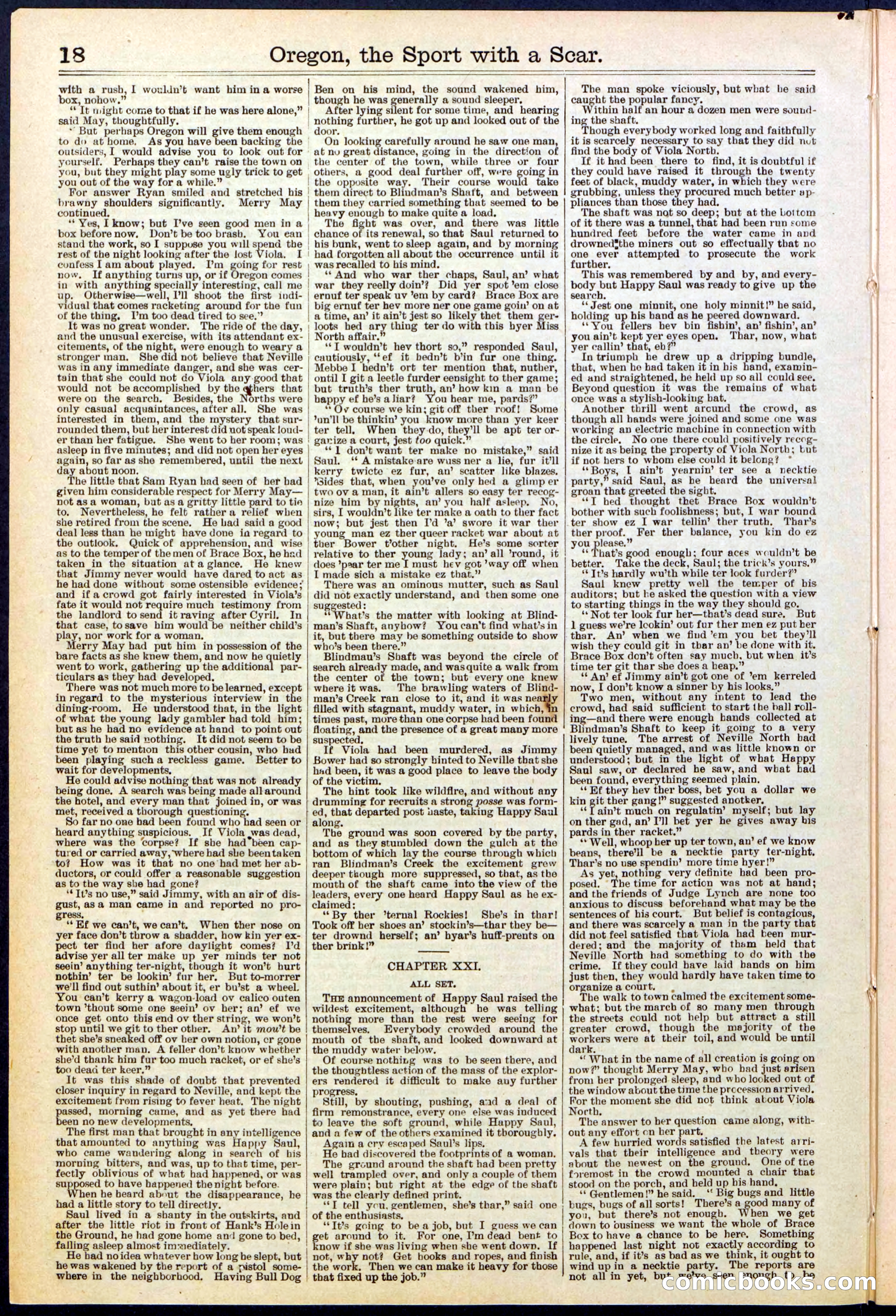 Beadle's New York Dime Library No. 533 — page 18 of 32