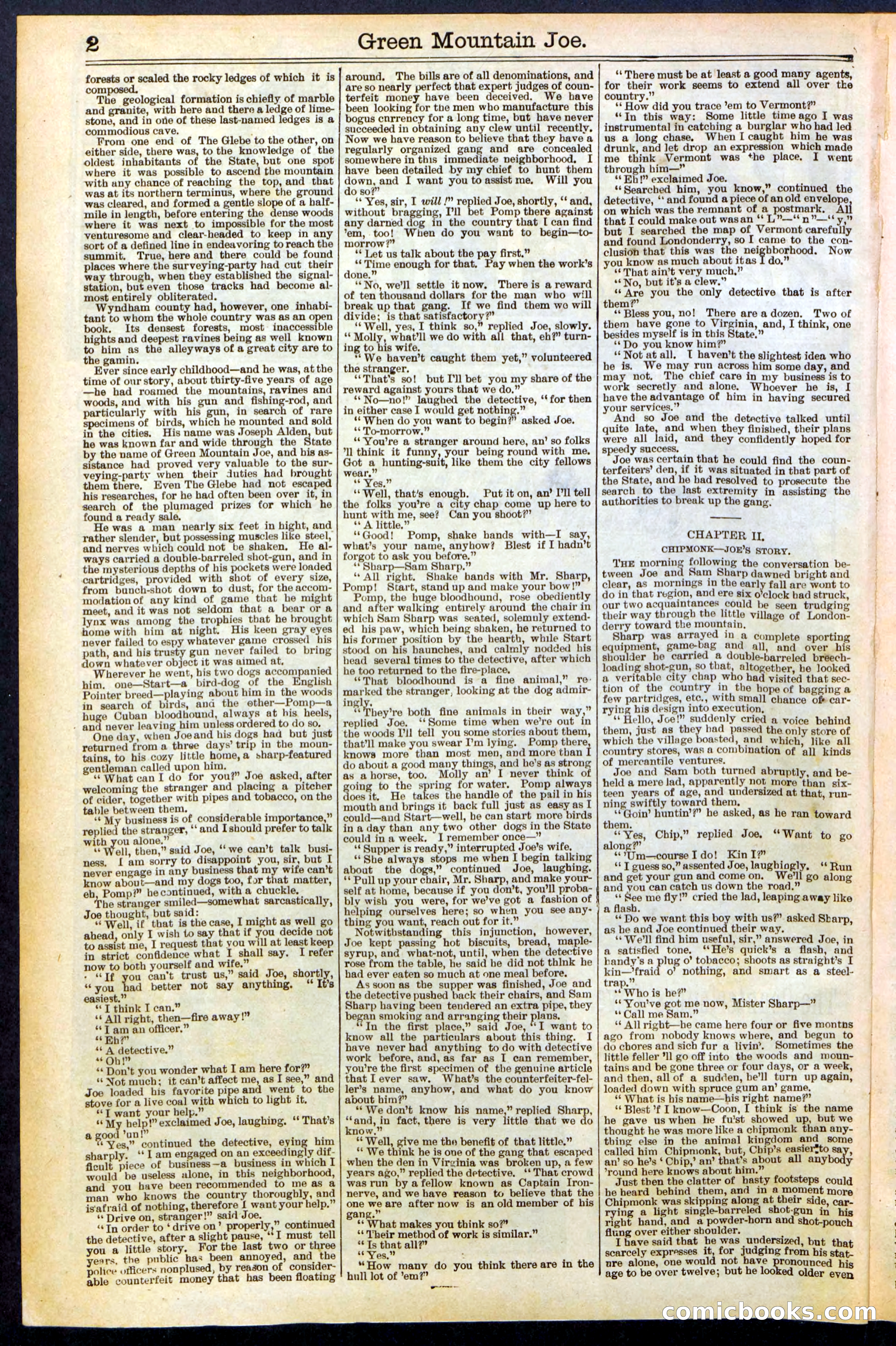Beadle's New York Dime Library No. 534 — page 2 of 32