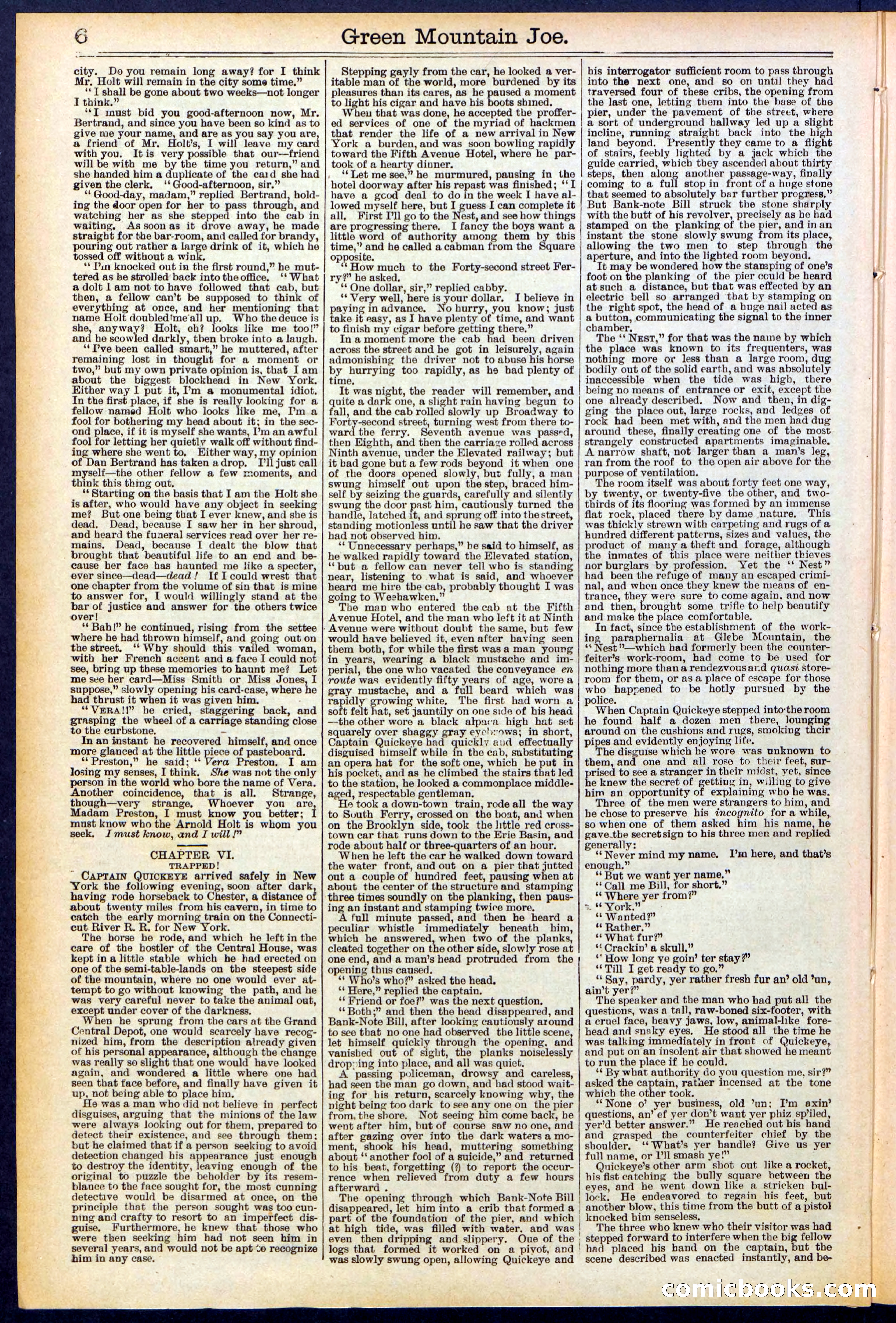 Beadle's New York Dime Library No. 534 — page 6 of 32