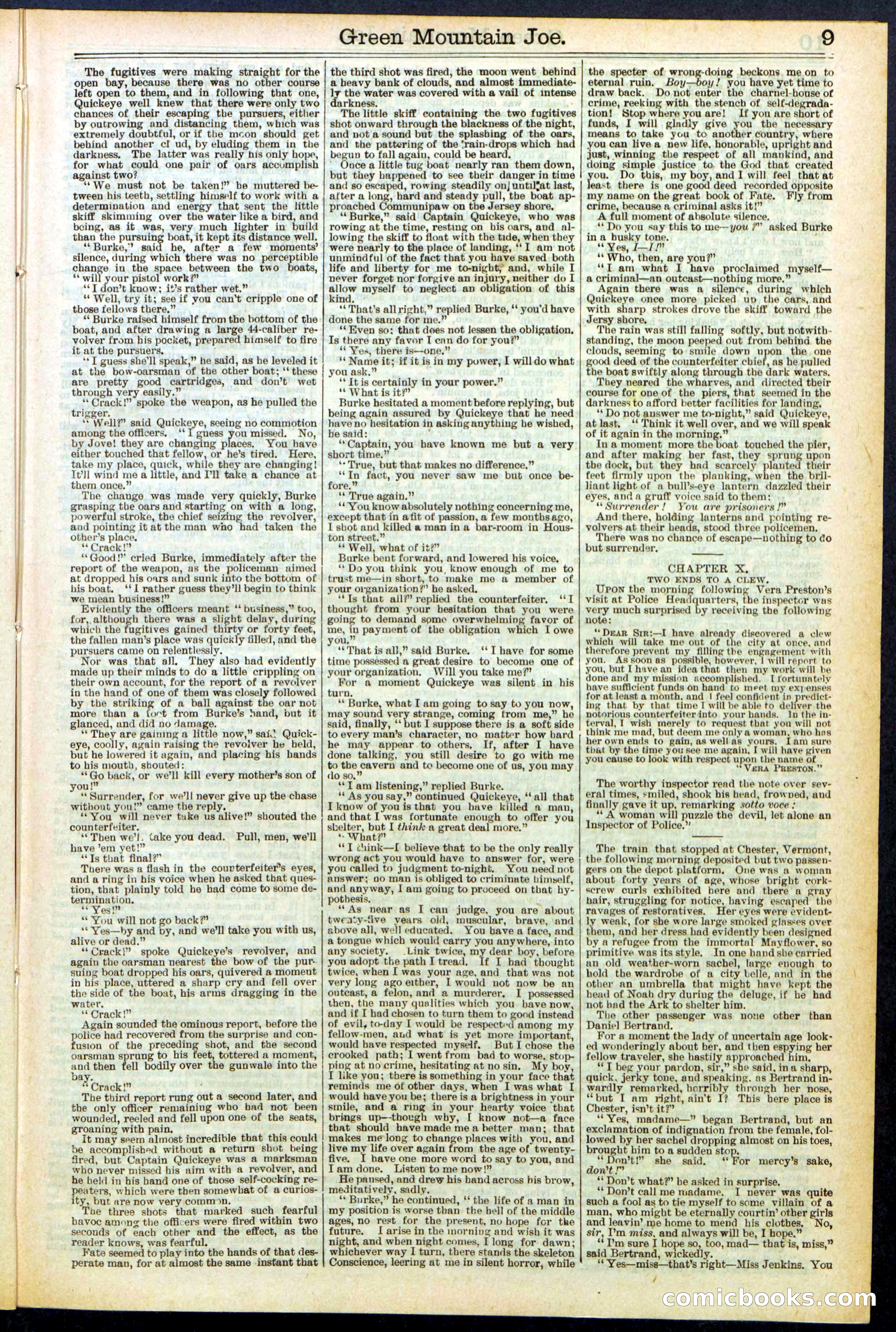 Beadle's New York Dime Library No. 534 — page 9 of 32