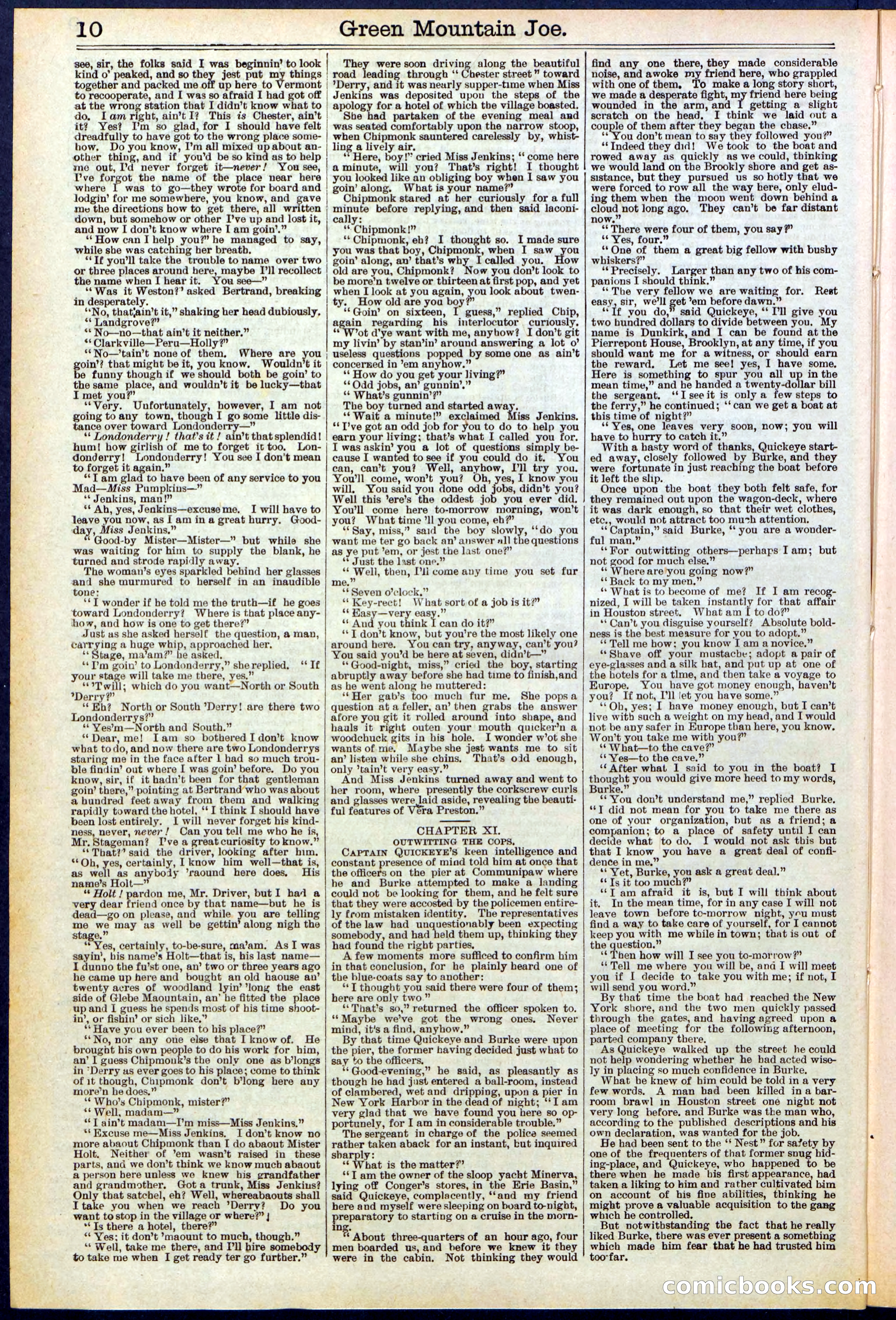 Beadle's New York Dime Library No. 534 — page 10 of 32