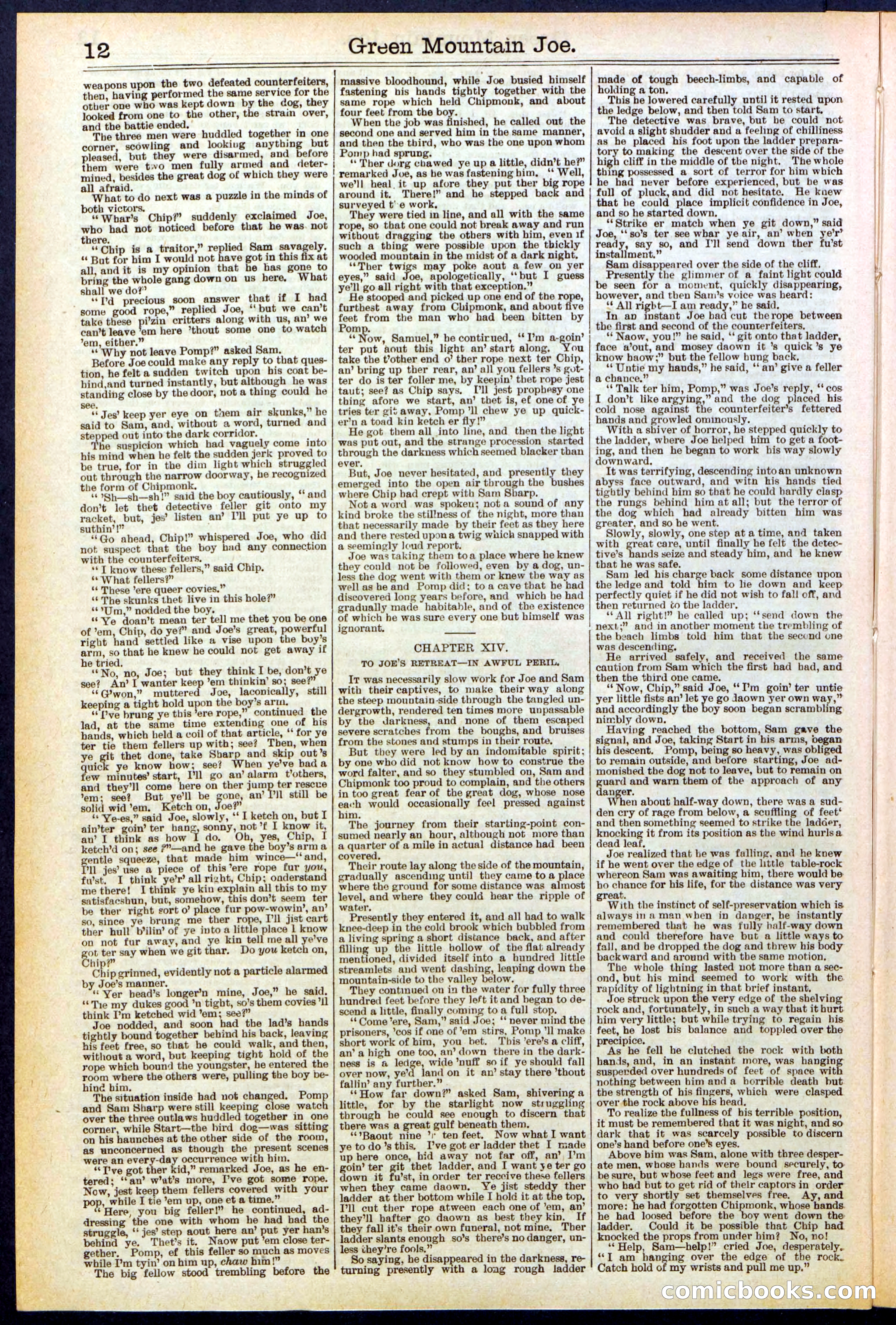 Beadle's New York Dime Library No. 534 — page 12 of 32