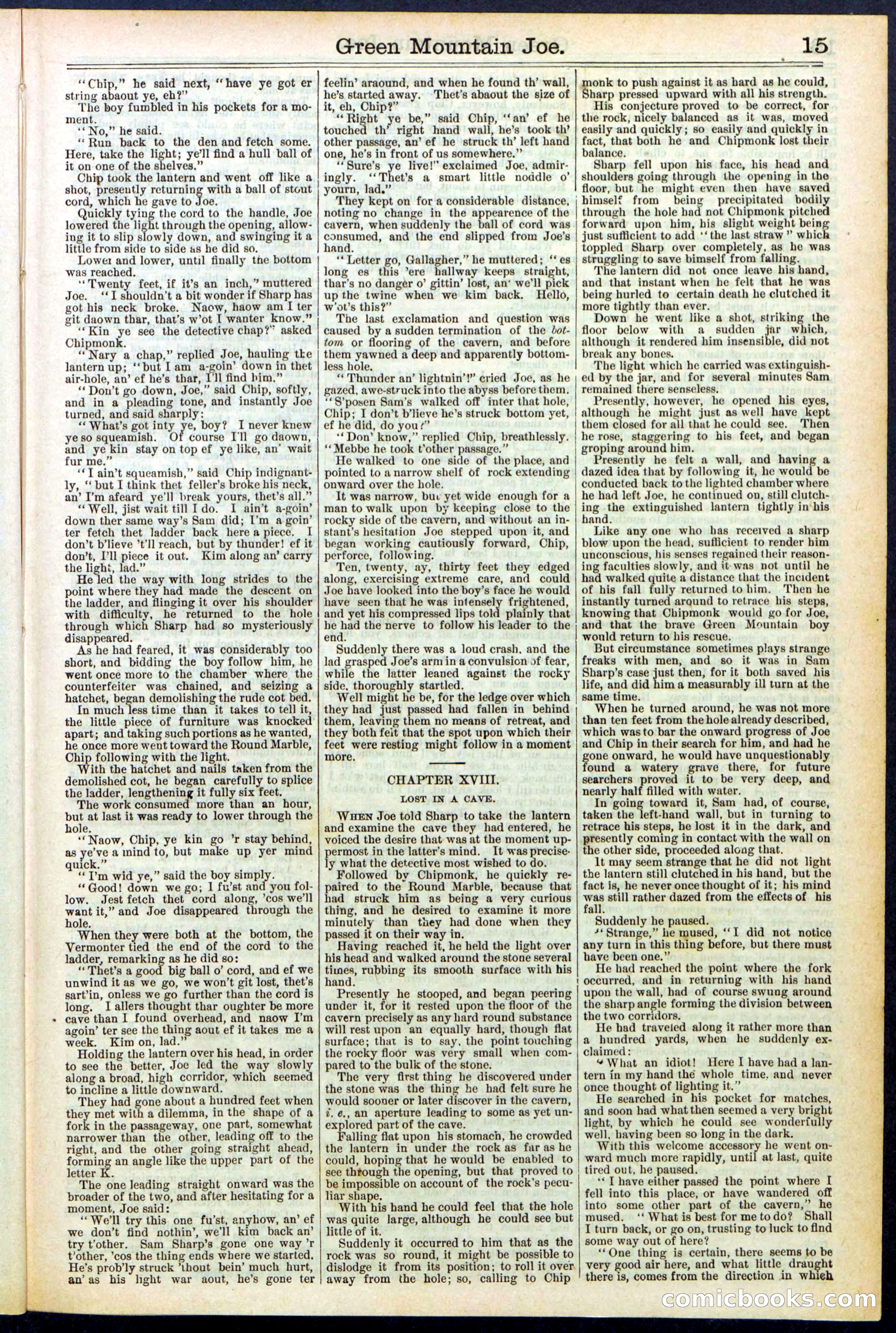 Beadle's New York Dime Library No. 534 — page 15 of 32