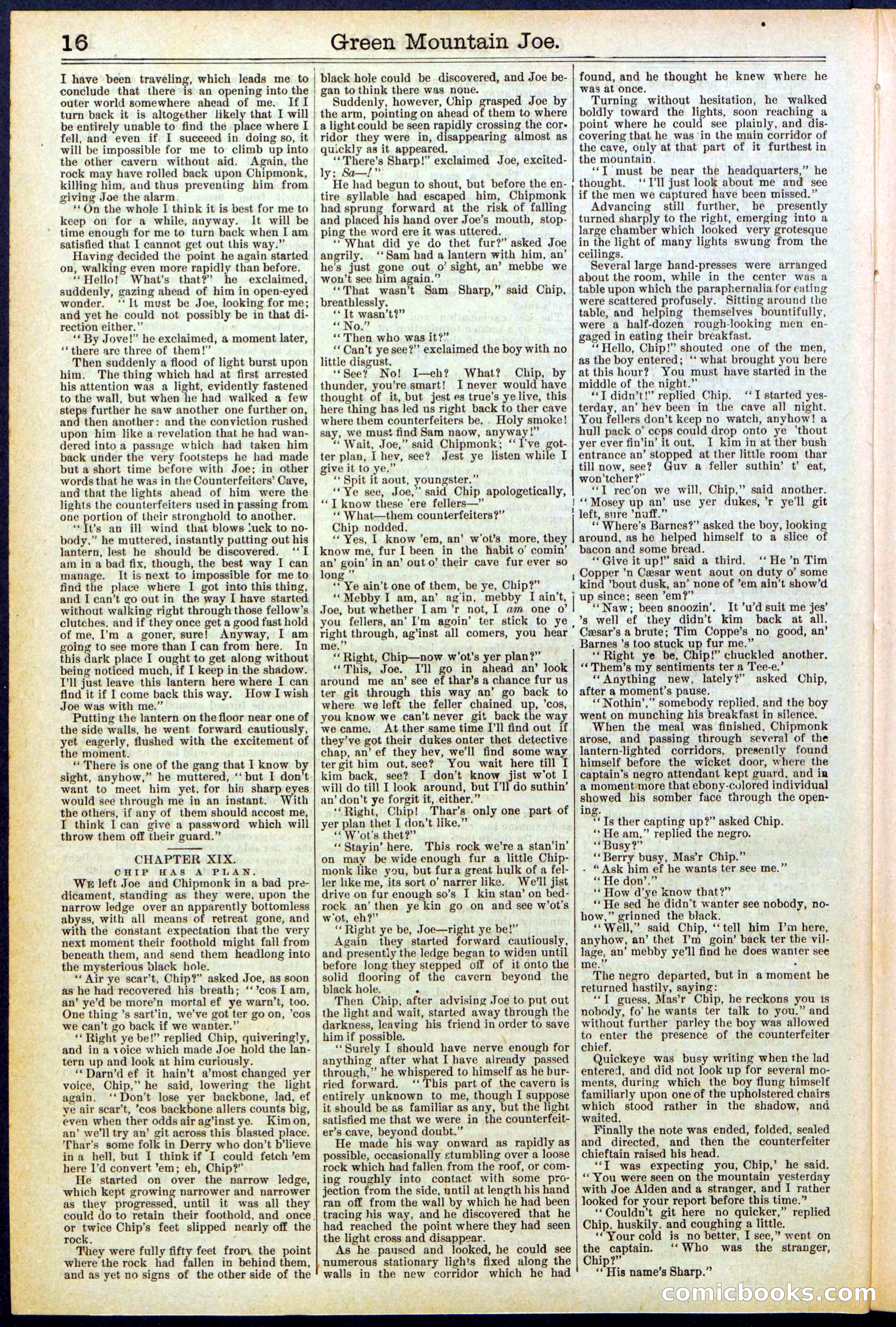 Beadle's New York Dime Library No. 534 — page 16 of 32