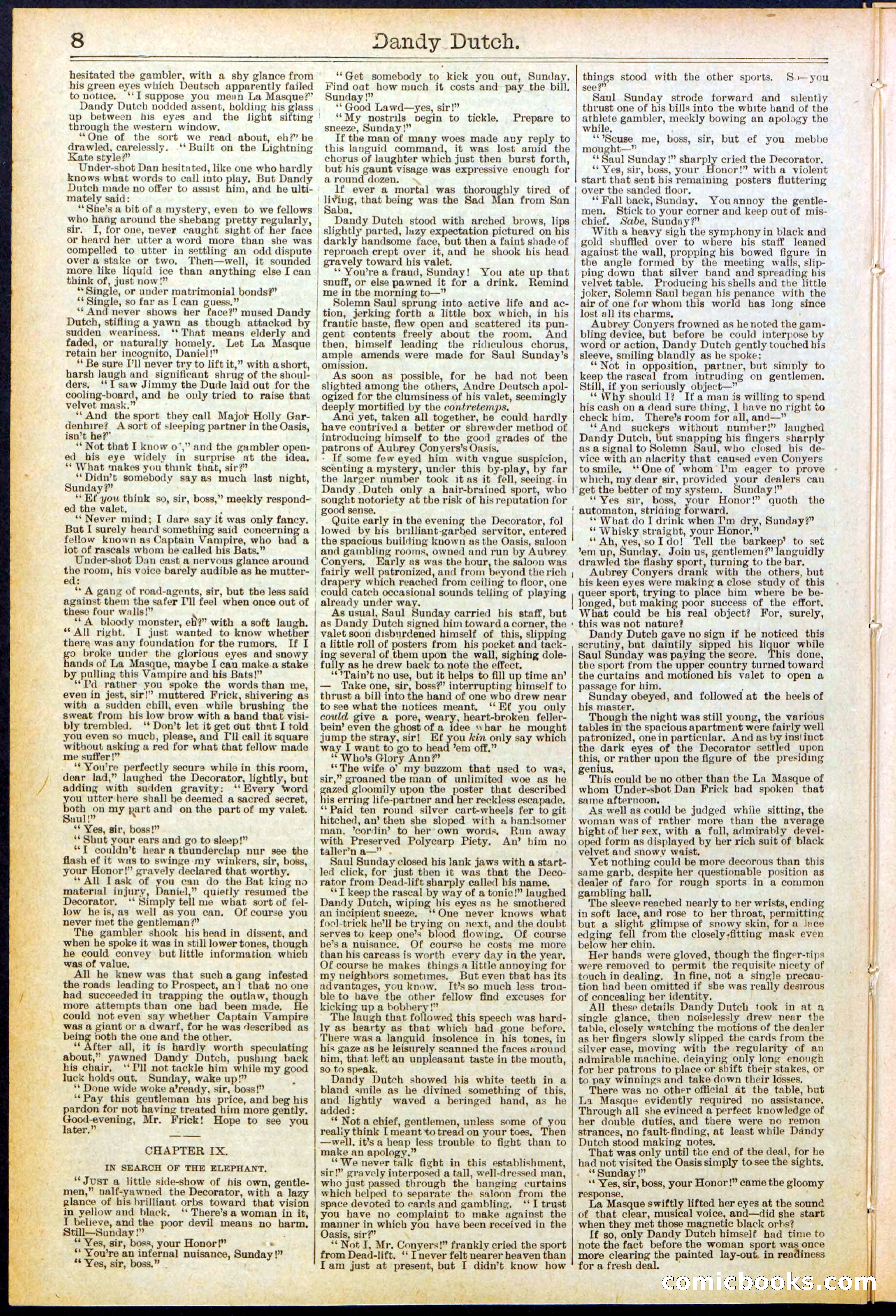 Beadle's New York Dime Library, No. 535 — page 8 of 32