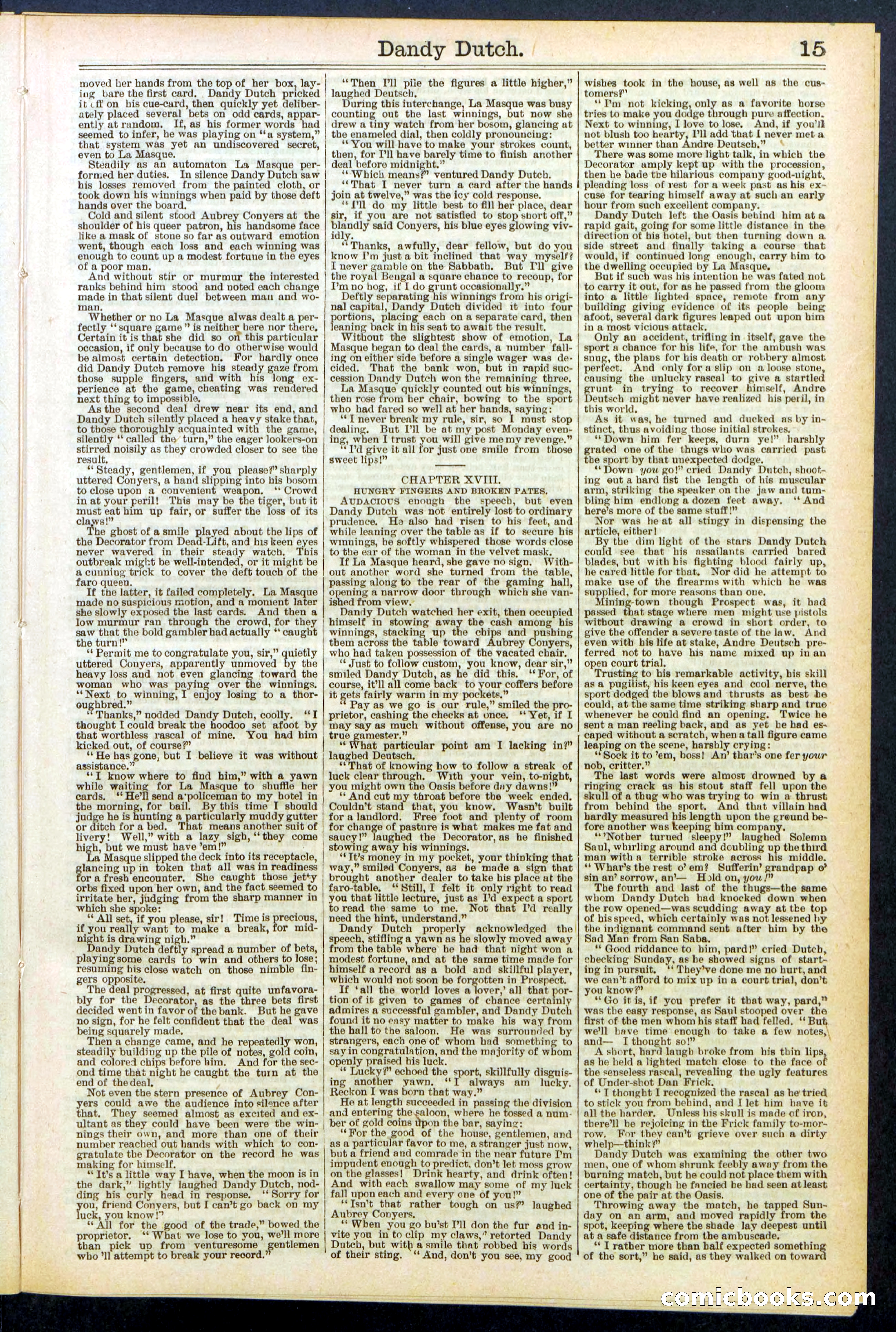 Beadle's New York Dime Library, No. 535 — page 15 of 32