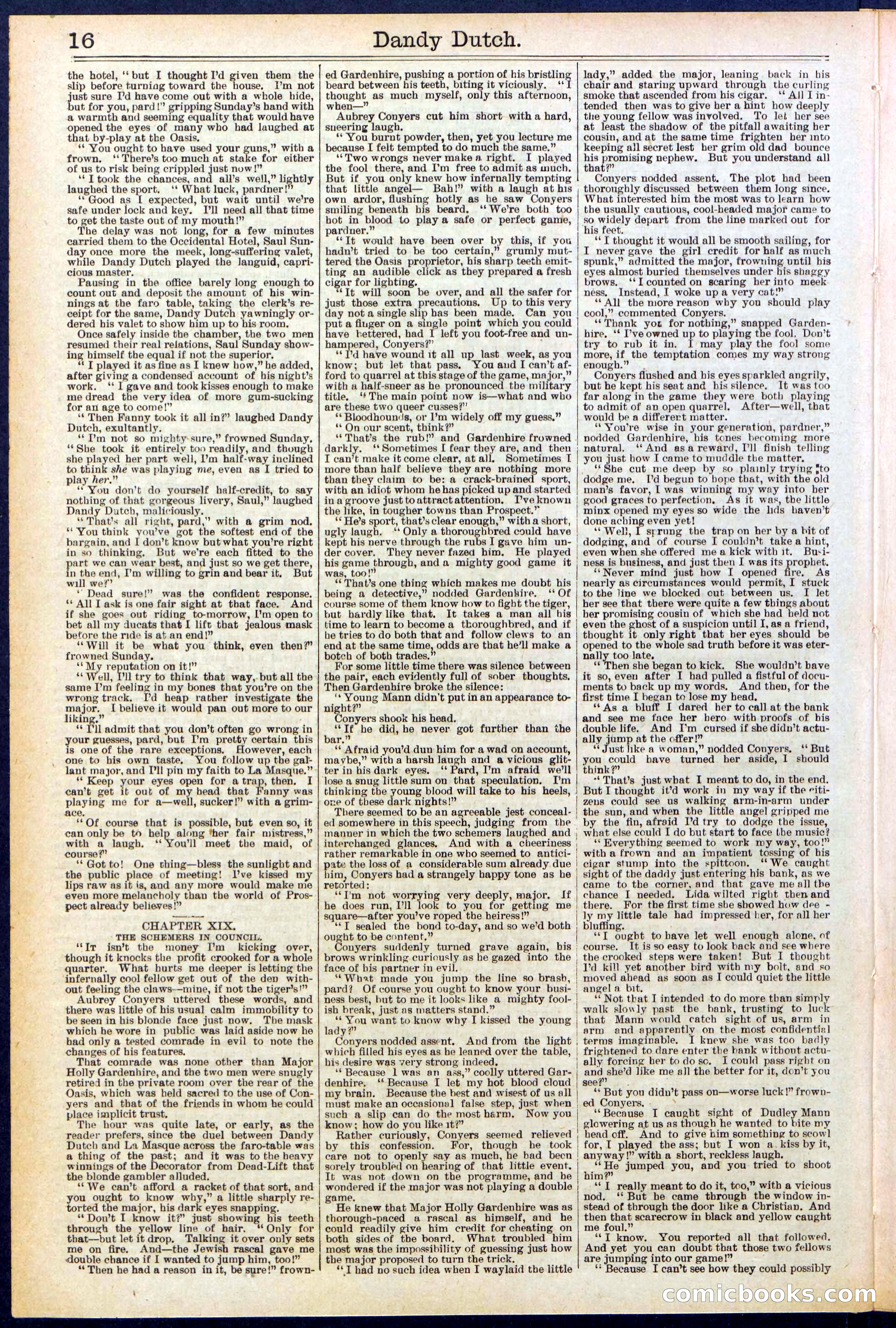 Beadle's New York Dime Library, No. 535 — page 16 of 32