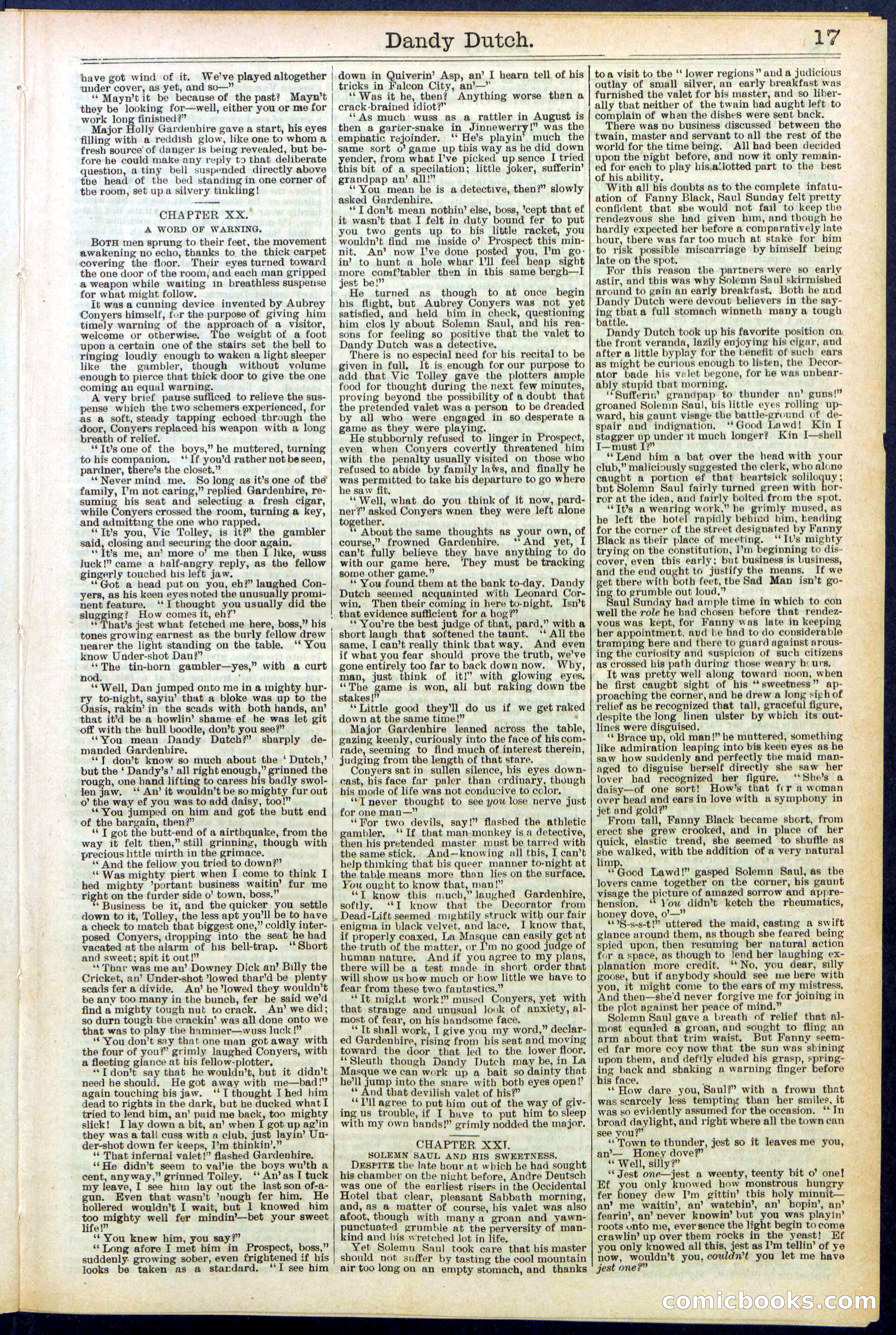 Beadle's New York Dime Library, No. 535 — page 17 of 32